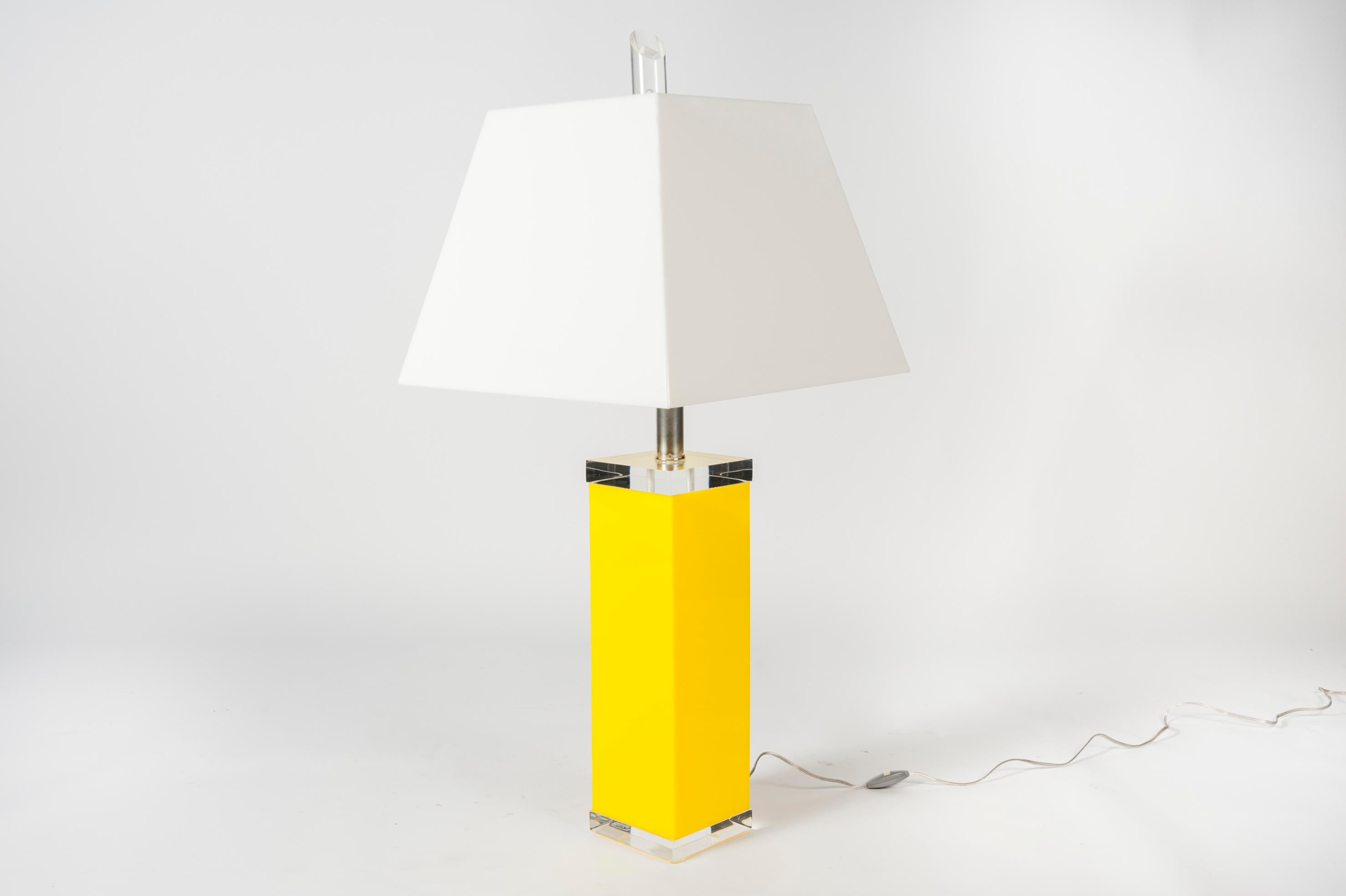 Late 20th Century Pair of 1970s Table Lamps in the Style of Jean-Claude Farhi