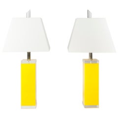 Pair of 1970s Table Lamps in the Style of Jean-Claude Farhi