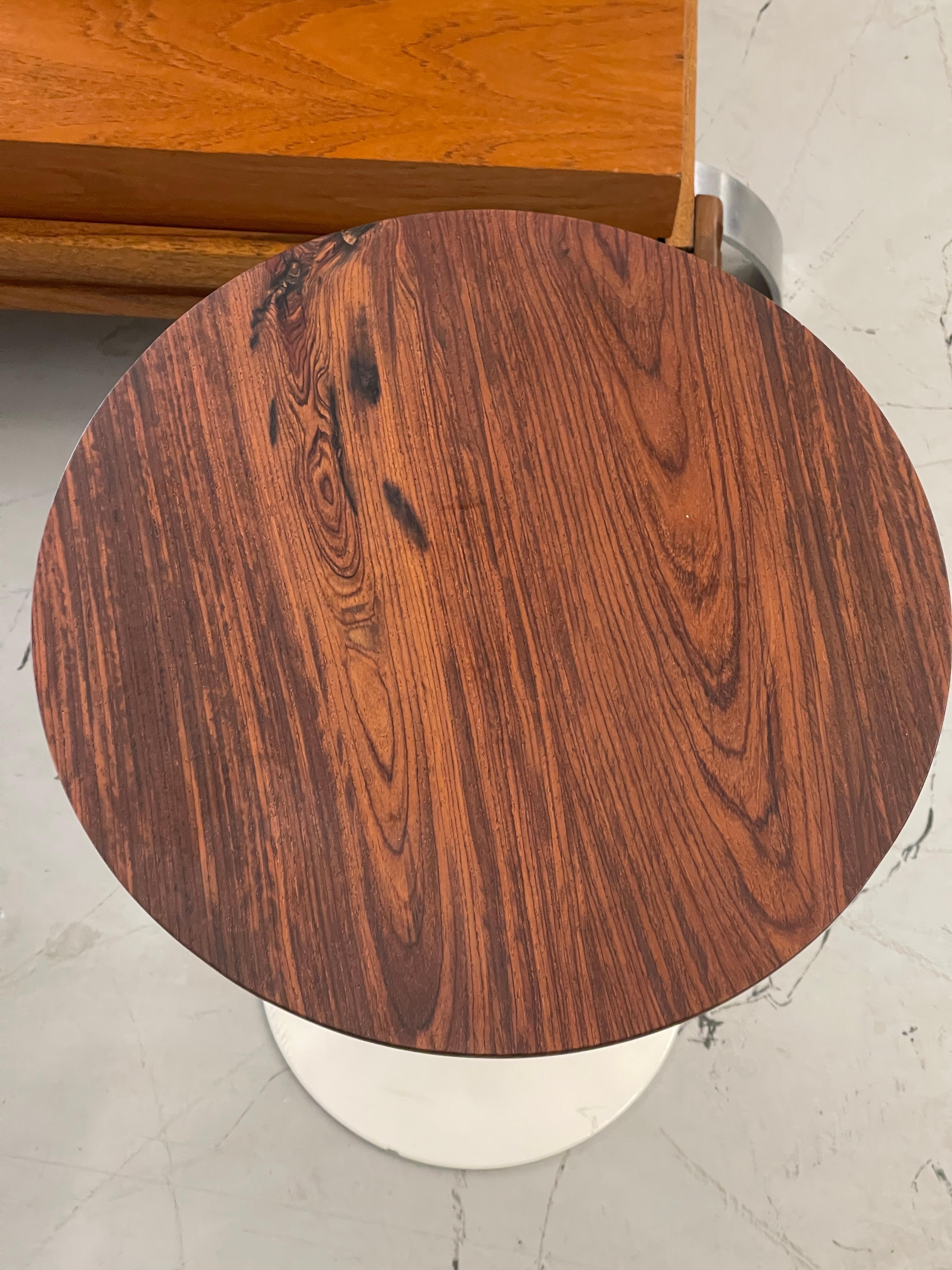 American Pair of 1970’s Rosewood Knoll Saarinen Tulip Tables