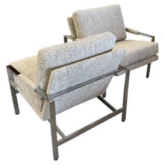Pair of 1976 Milo Baughman for Thayer Coggin Lounge Chairs