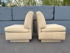 Pair of 1980 Slipper Lounge Chairs