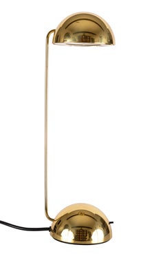 Pair of 1980s Barbieri & Marianelli Brass 'Bikini' Table Lamps for Tronconi