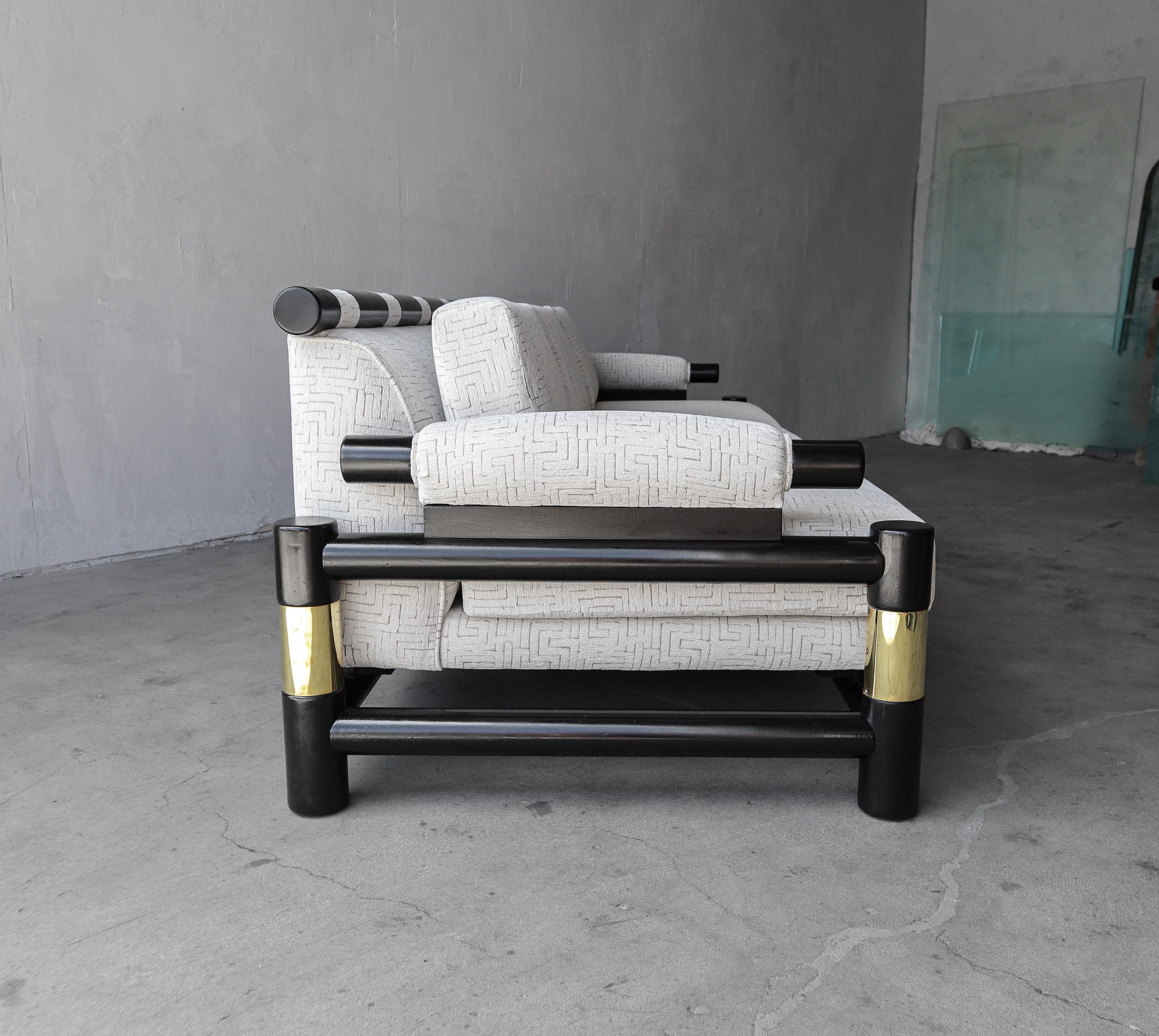 Pair of 1980's Designer Sofas by Baker Furniture For Sale 4