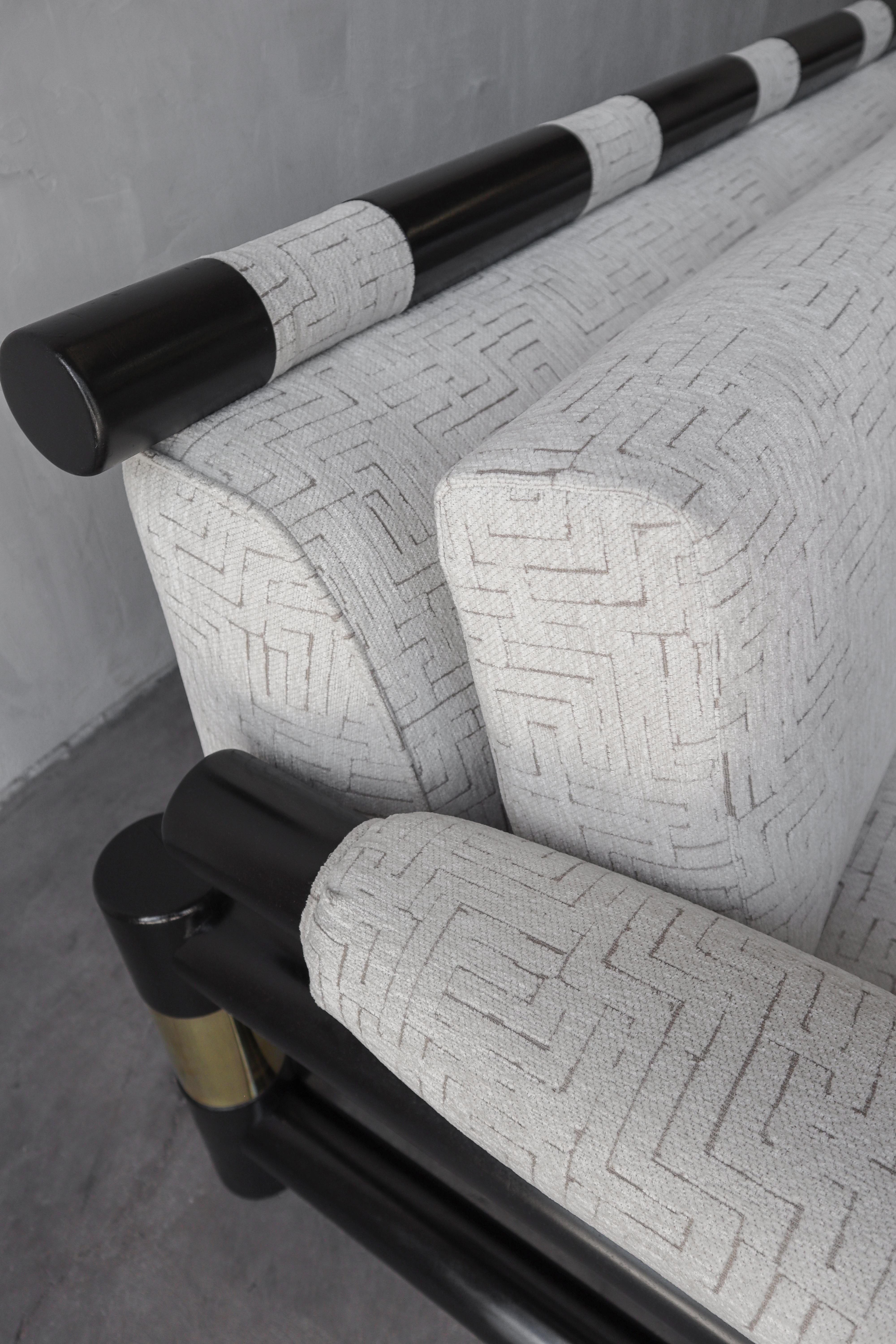 Pair of 1980's Designer Sofas by Baker Furniture For Sale 6