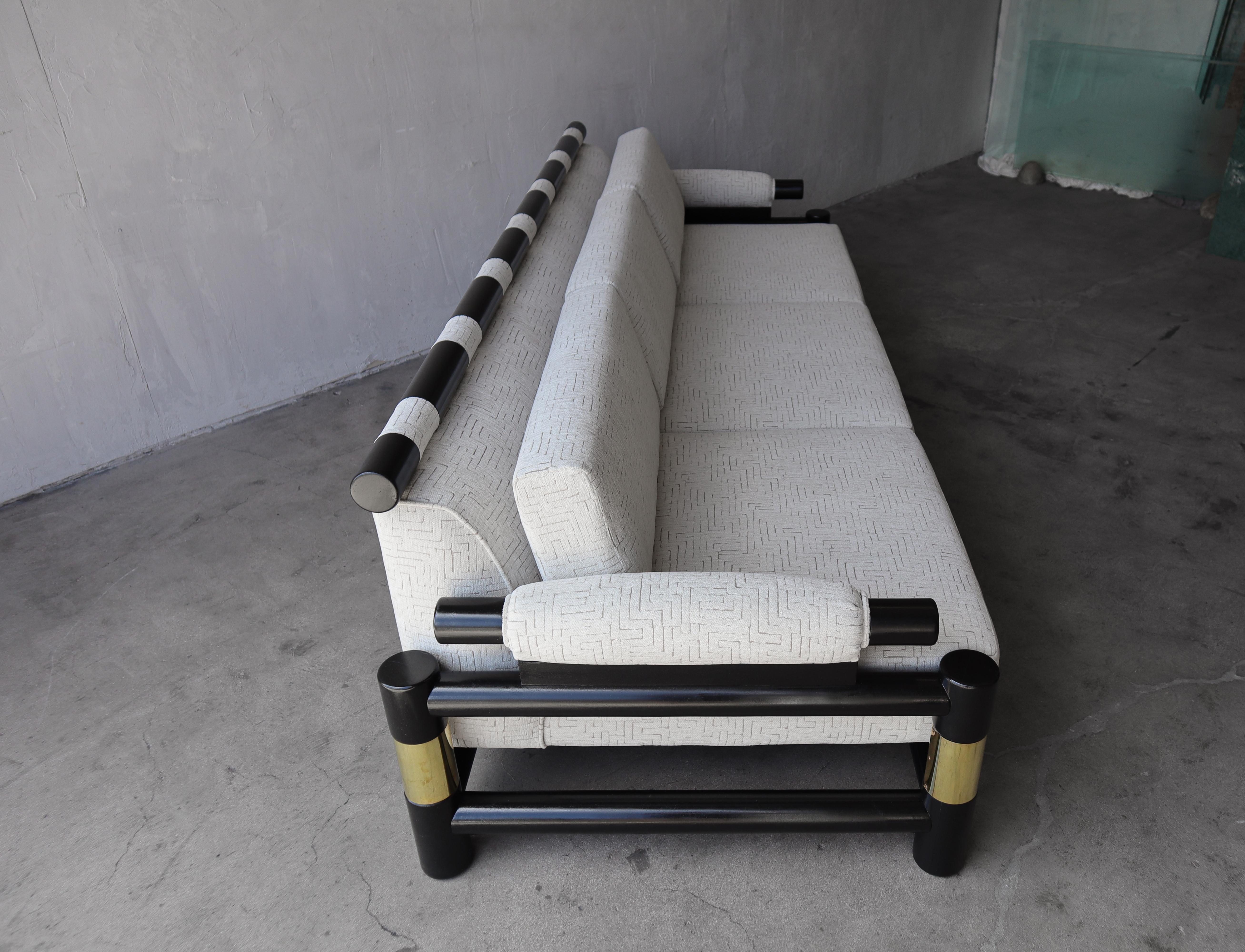 Pair of 1980's Designer Sofas by Baker Furniture For Sale 3