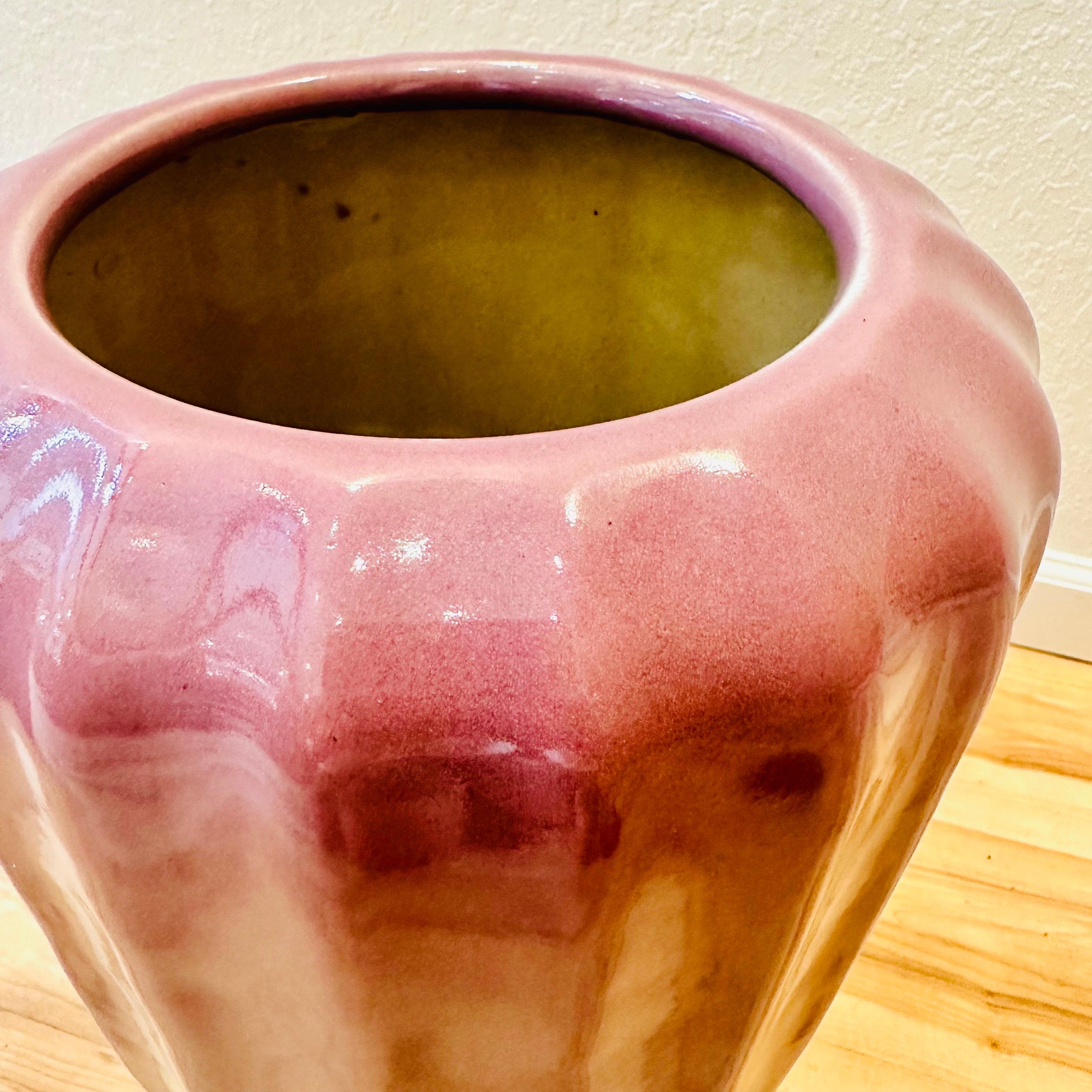 Late 20th Century Pair of 1980s Large Ceramic Ginger Jars