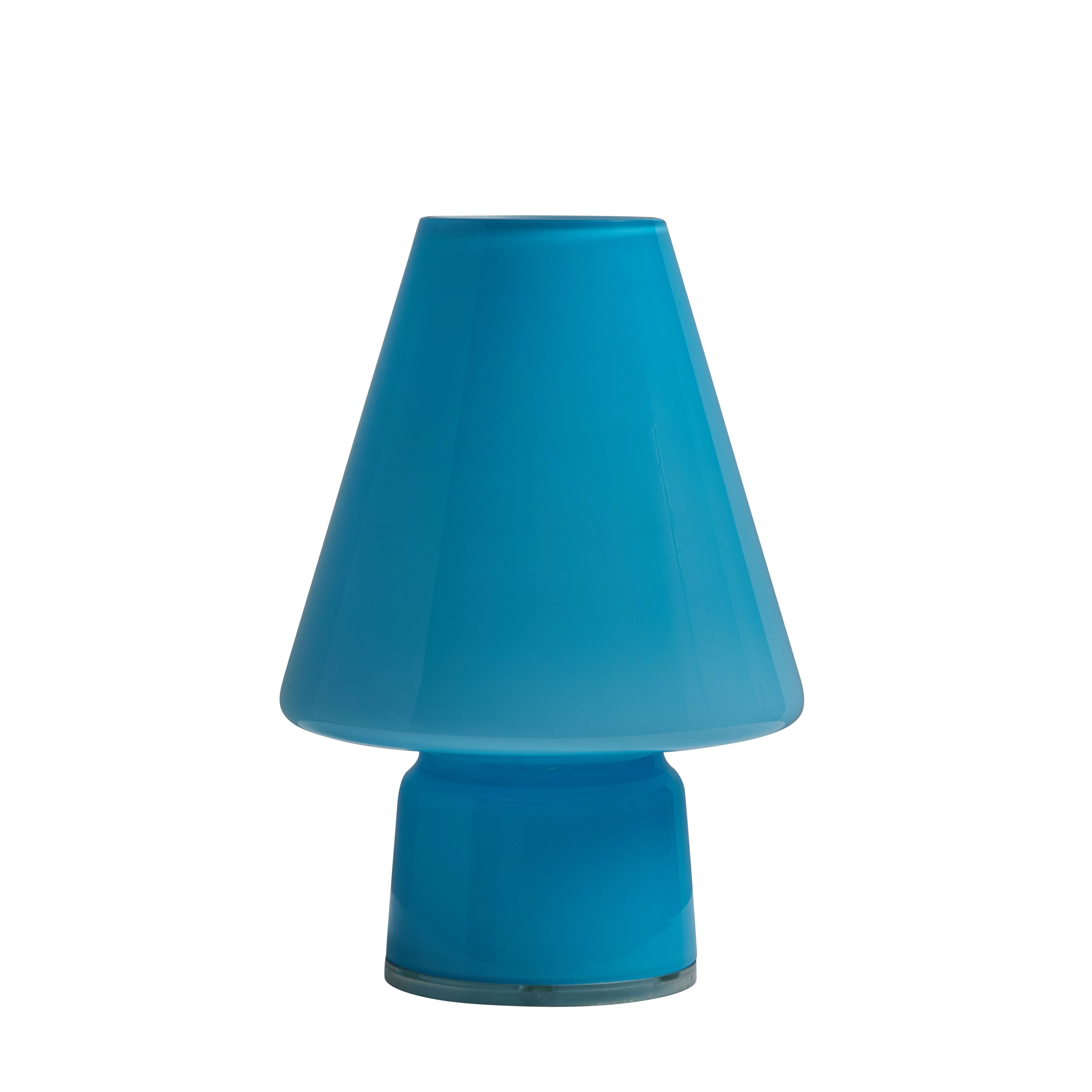 Pair of 1980s Memphis Style Glass 'BiBi' Table Lamps for Artemide For Sale 9