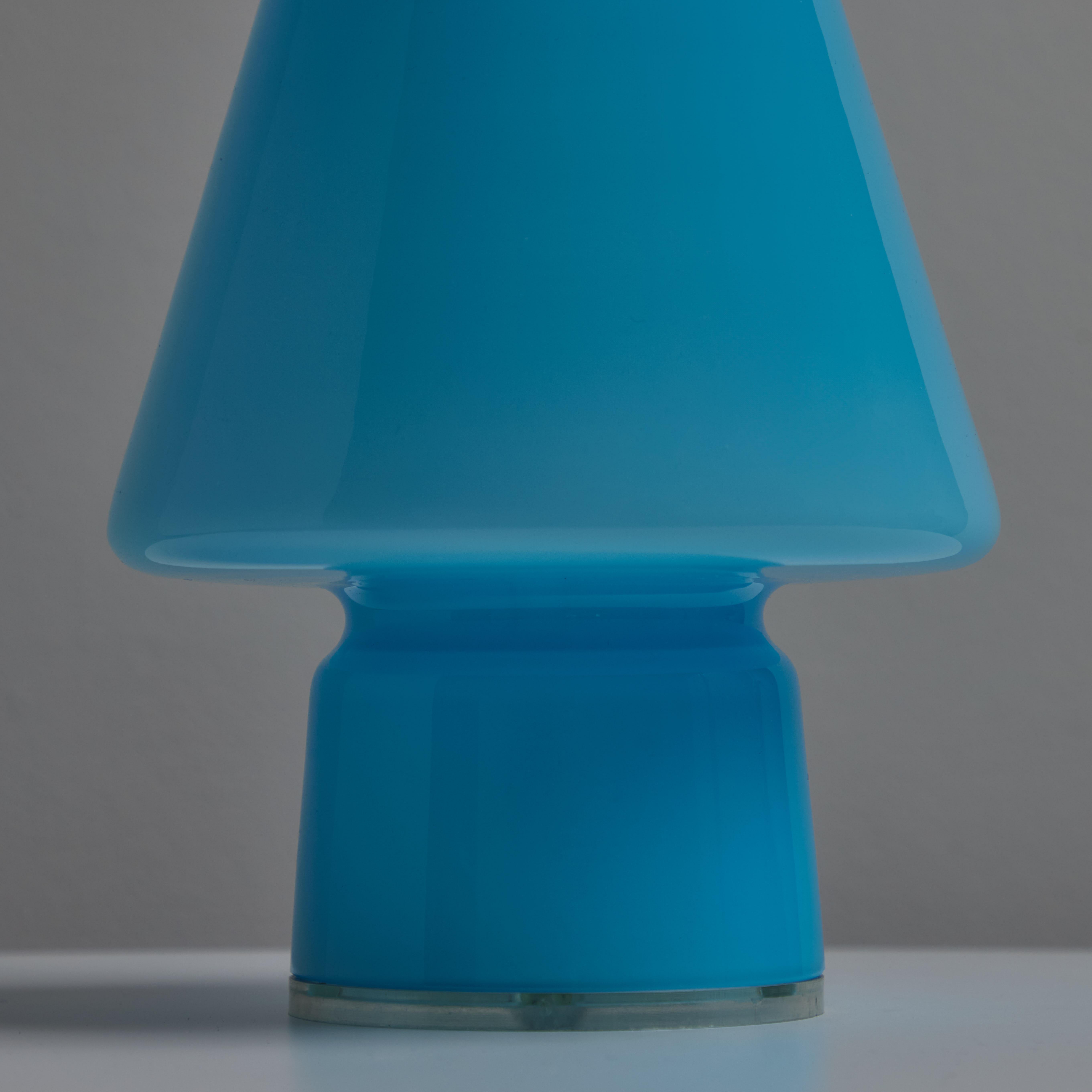 Pair of 1980s Memphis Style Glass 'BiBi' Table Lamps for Artemide For Sale 3