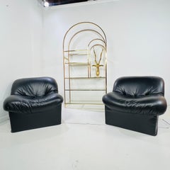 Pair of 1980s Postmodern Sculptural Foam Lounge Chairs