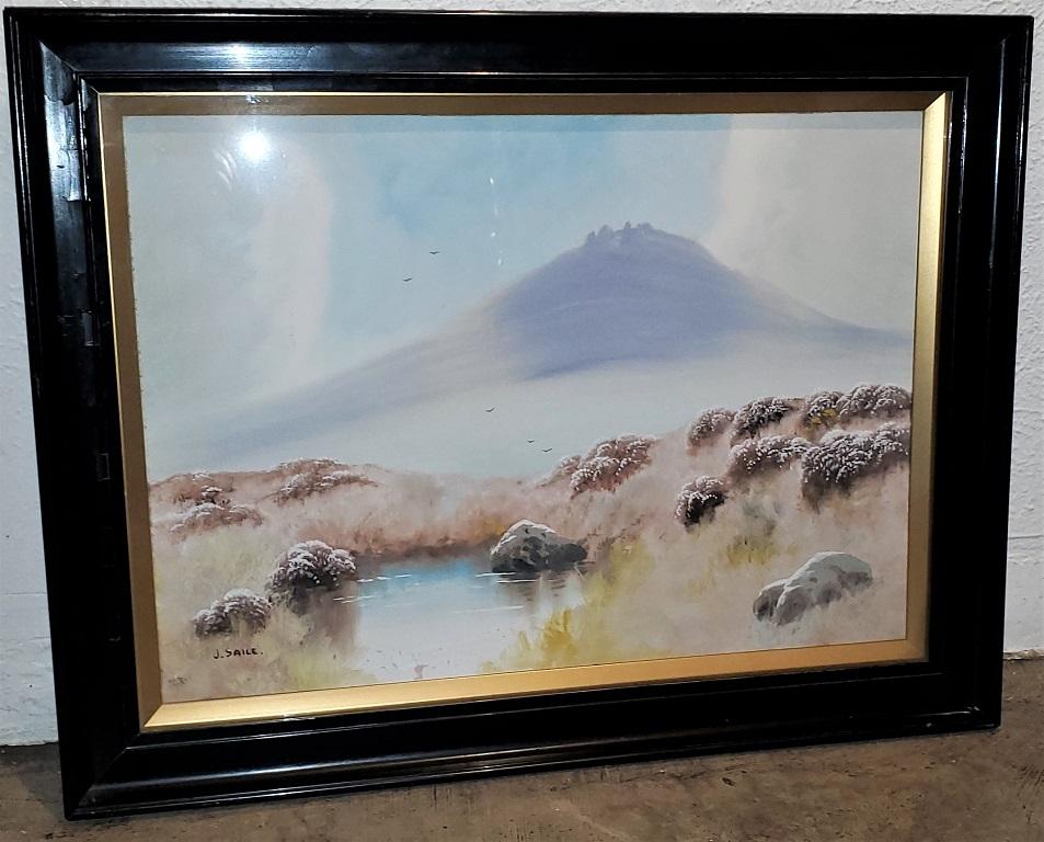 Pair of 19C J Saile Scottish Highland Watercolors For Sale 4
