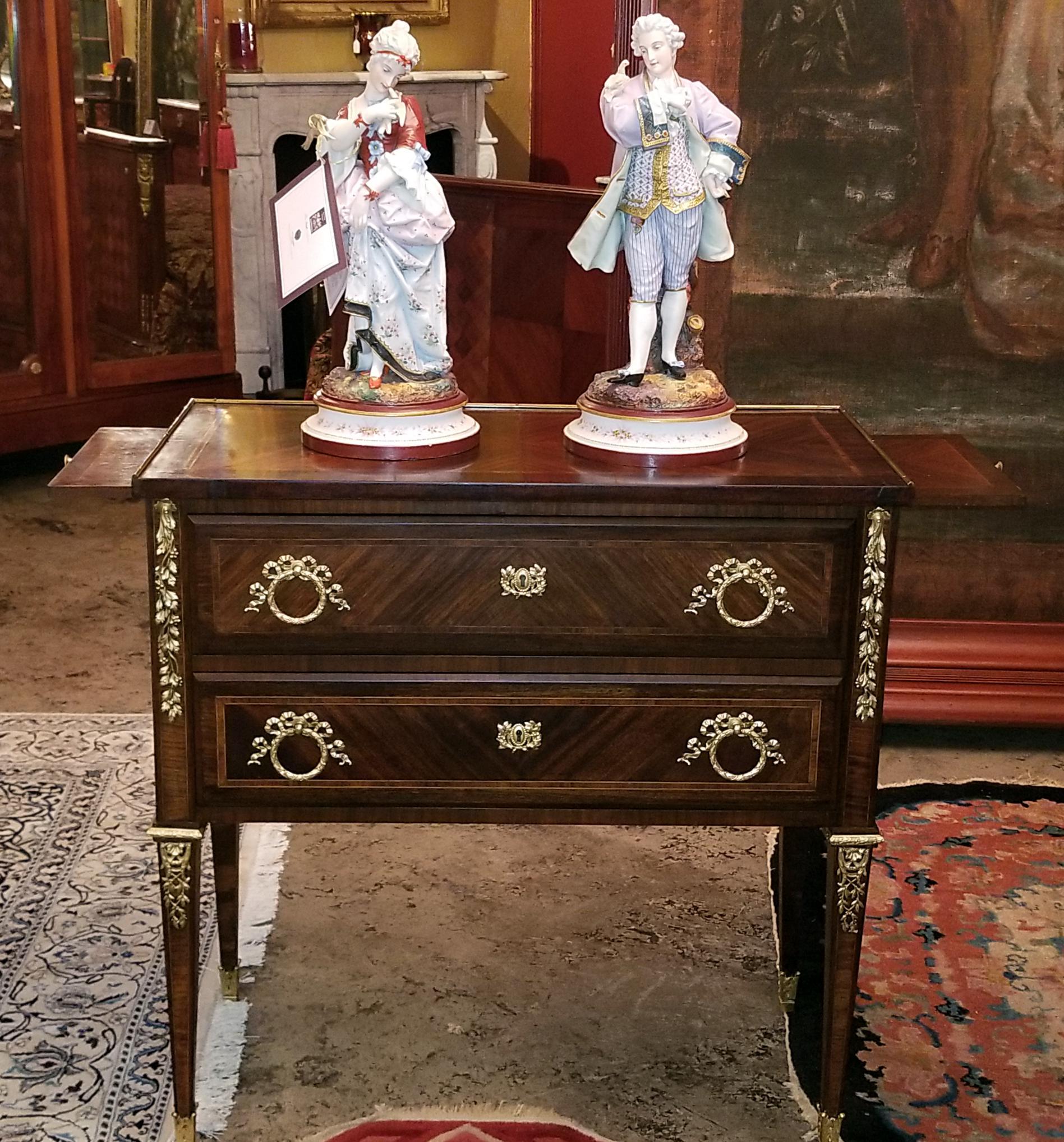 Pair of 19th Century Louis XVI Style Side Tables 11