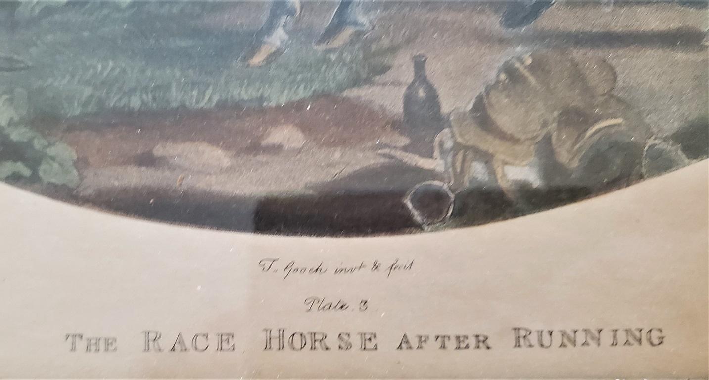 George II Pair of 19th Century Thomas Gooch Horse Aquatints