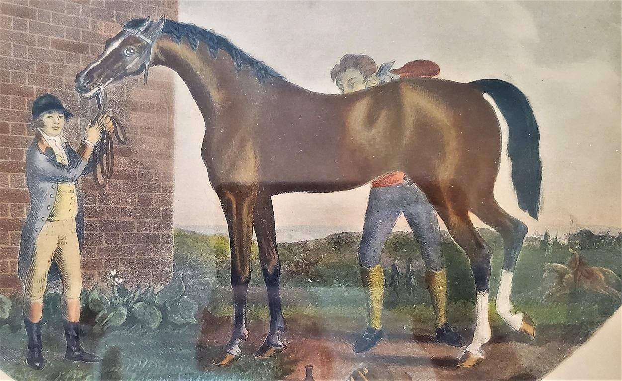 Pair of 19th Century Thomas Gooch Horse Aquatints In Good Condition In Dallas, TX