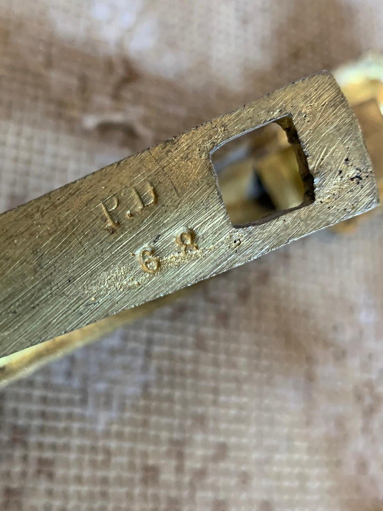 Pair of 19th20th Century Gilt Bronze Curtain Rod Brackets For Sale at 1stDibs bronze curtain