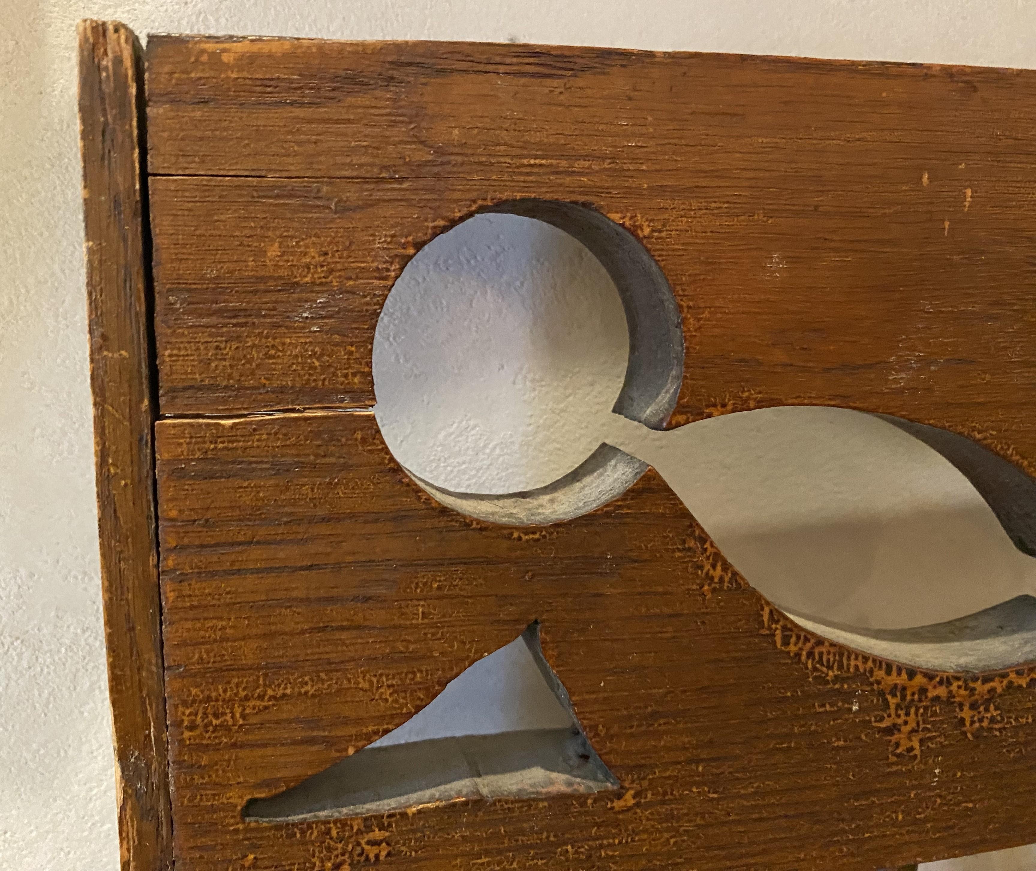 Pair of 19th/ 20th Century Oak Stick & Ball Architectural Elements For Sale 3