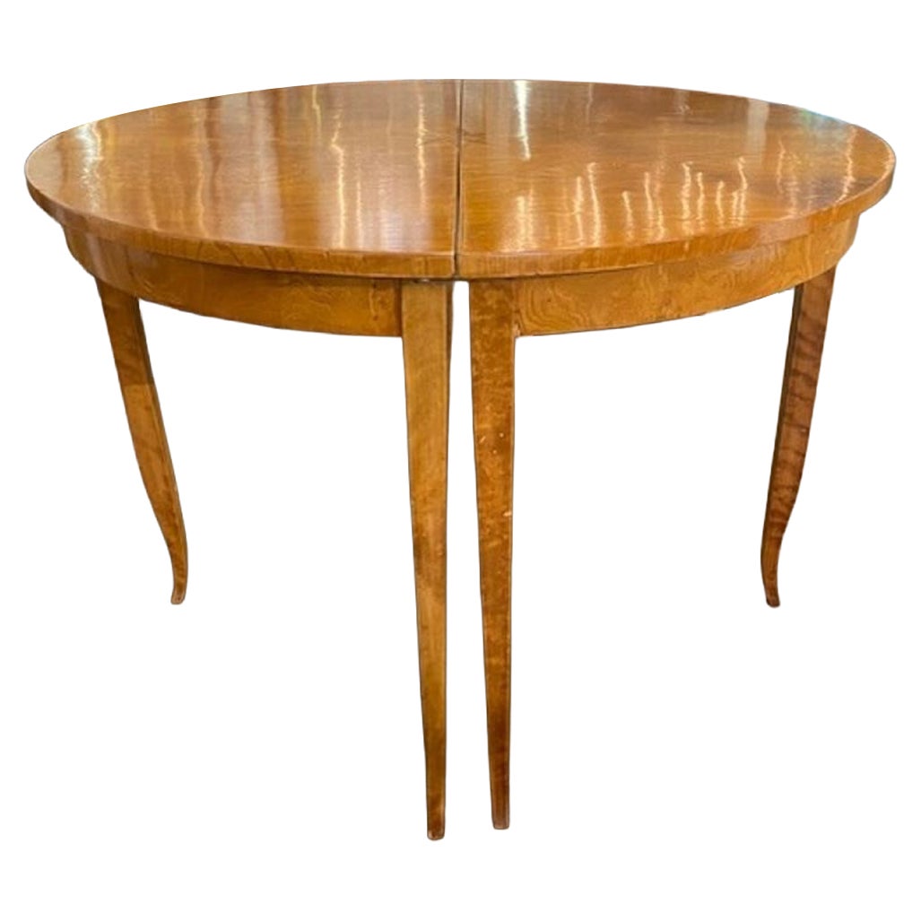 Pair of 19th c Biedermeier Fruitwood Consoles For Sale