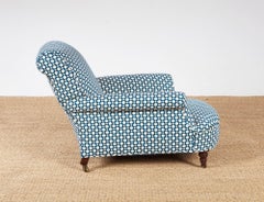 Paire d'objets du 19ème siècle Fauteuils club Howard à accoudoirs roulés