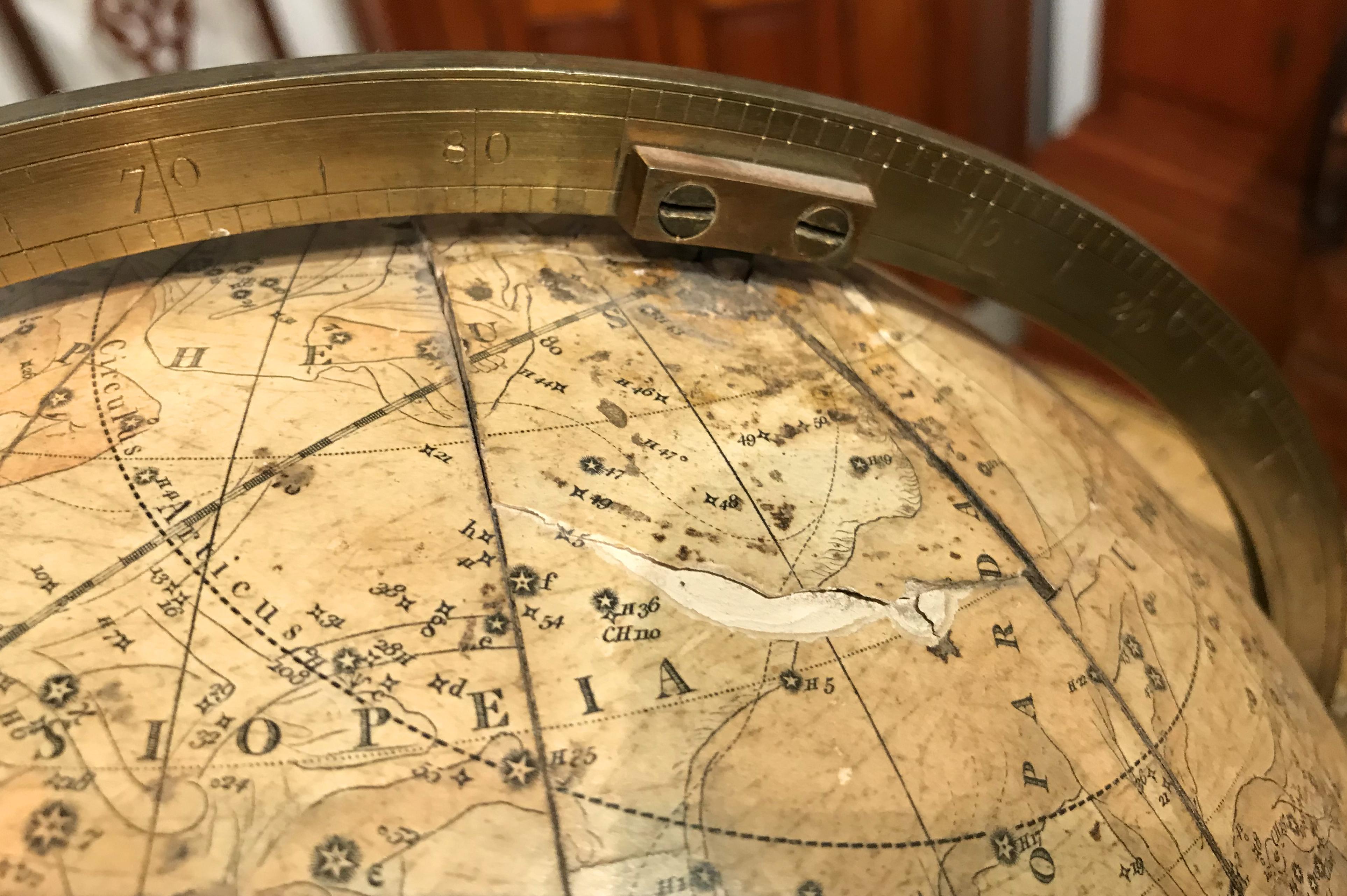Paire de globes de table célestes/terrestres anglais J & W Cary du 19ème siècle en vente 7