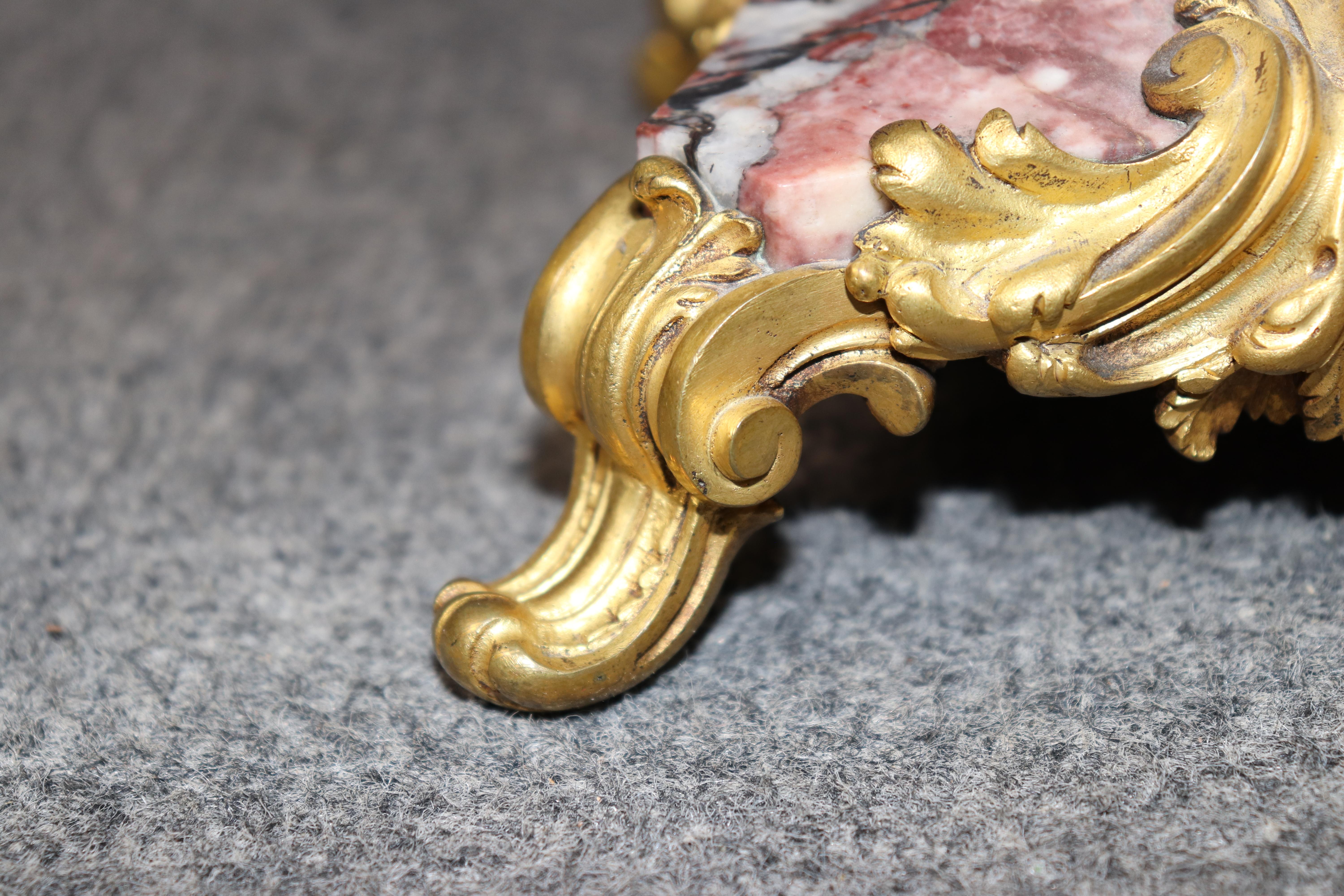 Pair of 19th C. French Louis XV Style Bronze Mounted Candelabras By Susse Frères For Sale 5
