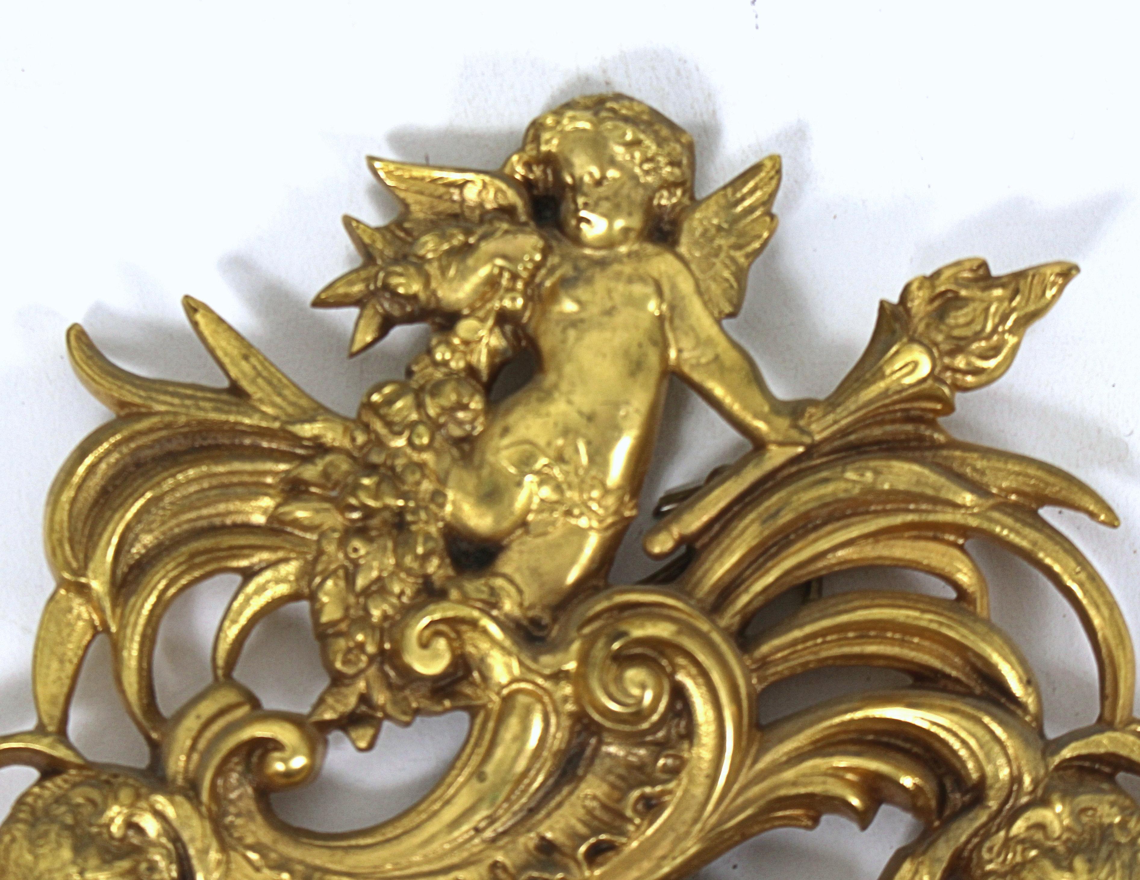 Pair of 19th Century French Ormolu Girondelles For Sale 1