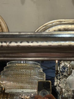 Pair of 19th c. French Silver Louis Philippe Mirrors