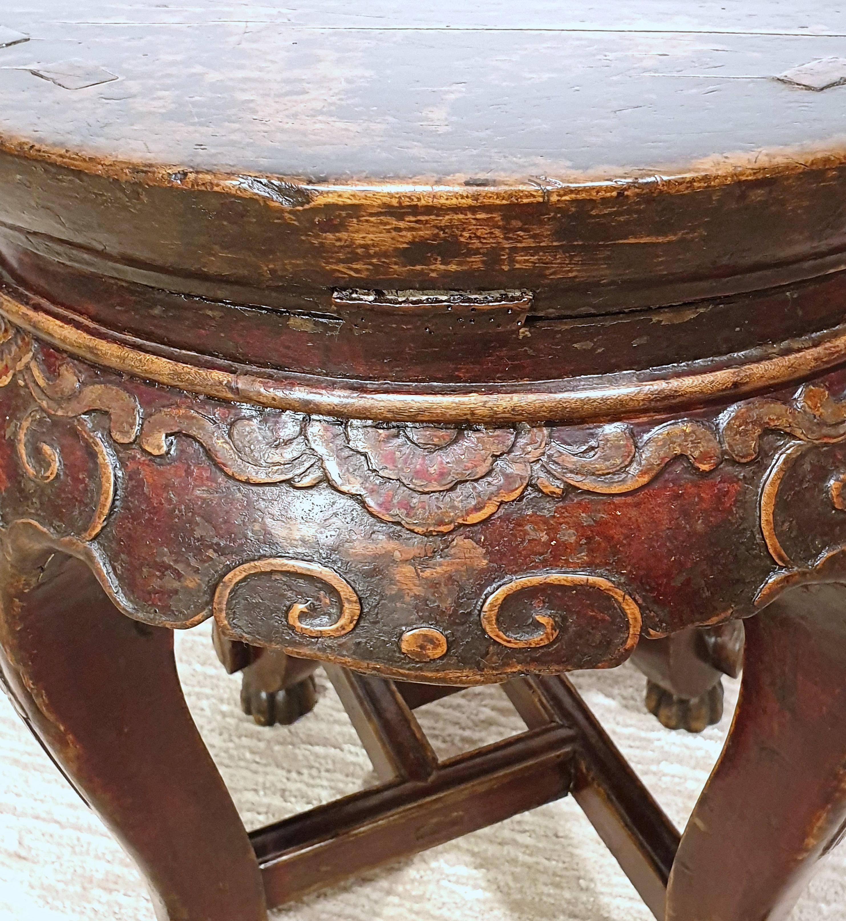 Pair of 19th Century Hardwood Chinese Stands 2