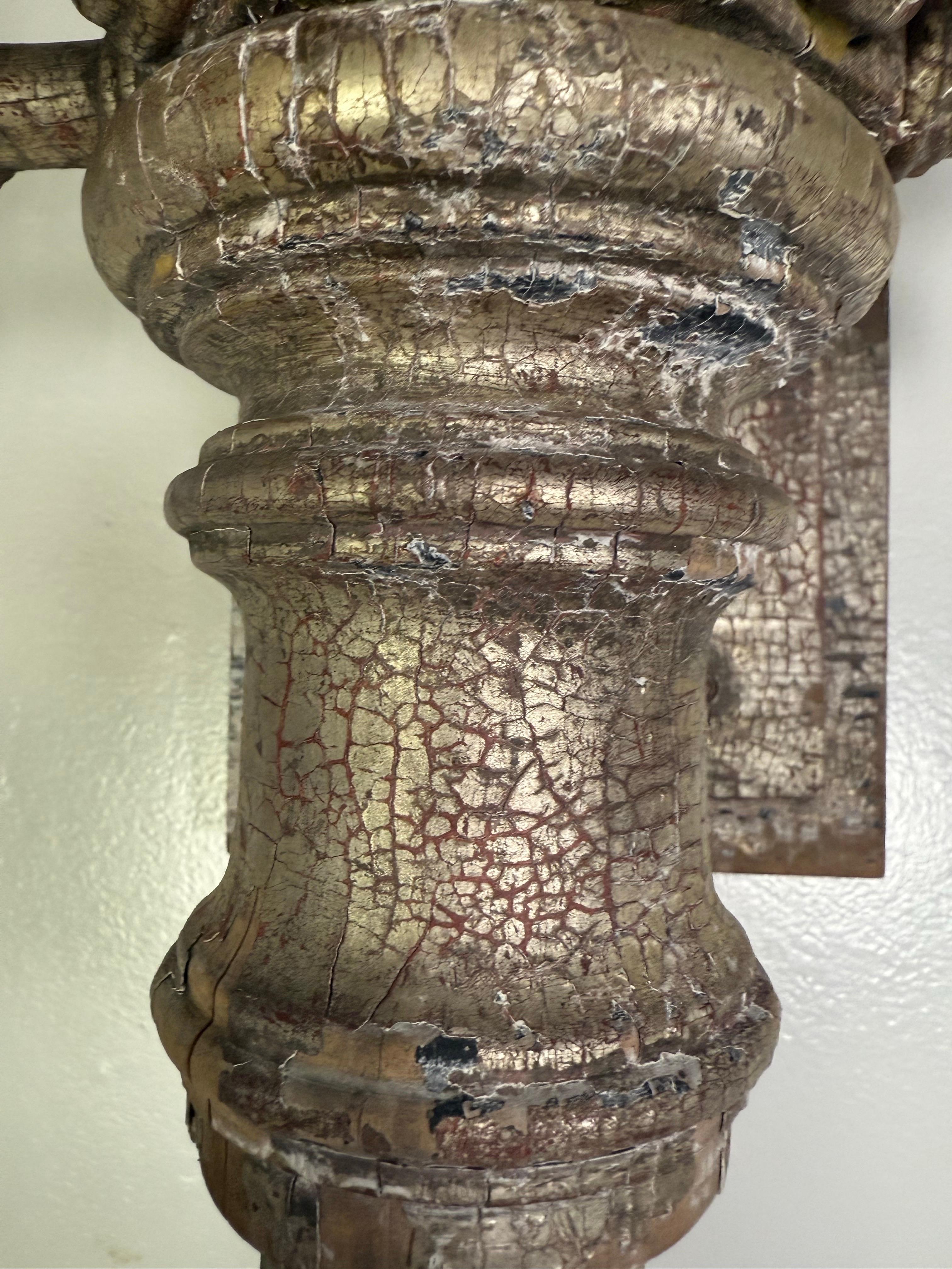 Pareja de candelabros italianos de 5 luces del siglo XIX en venta 6