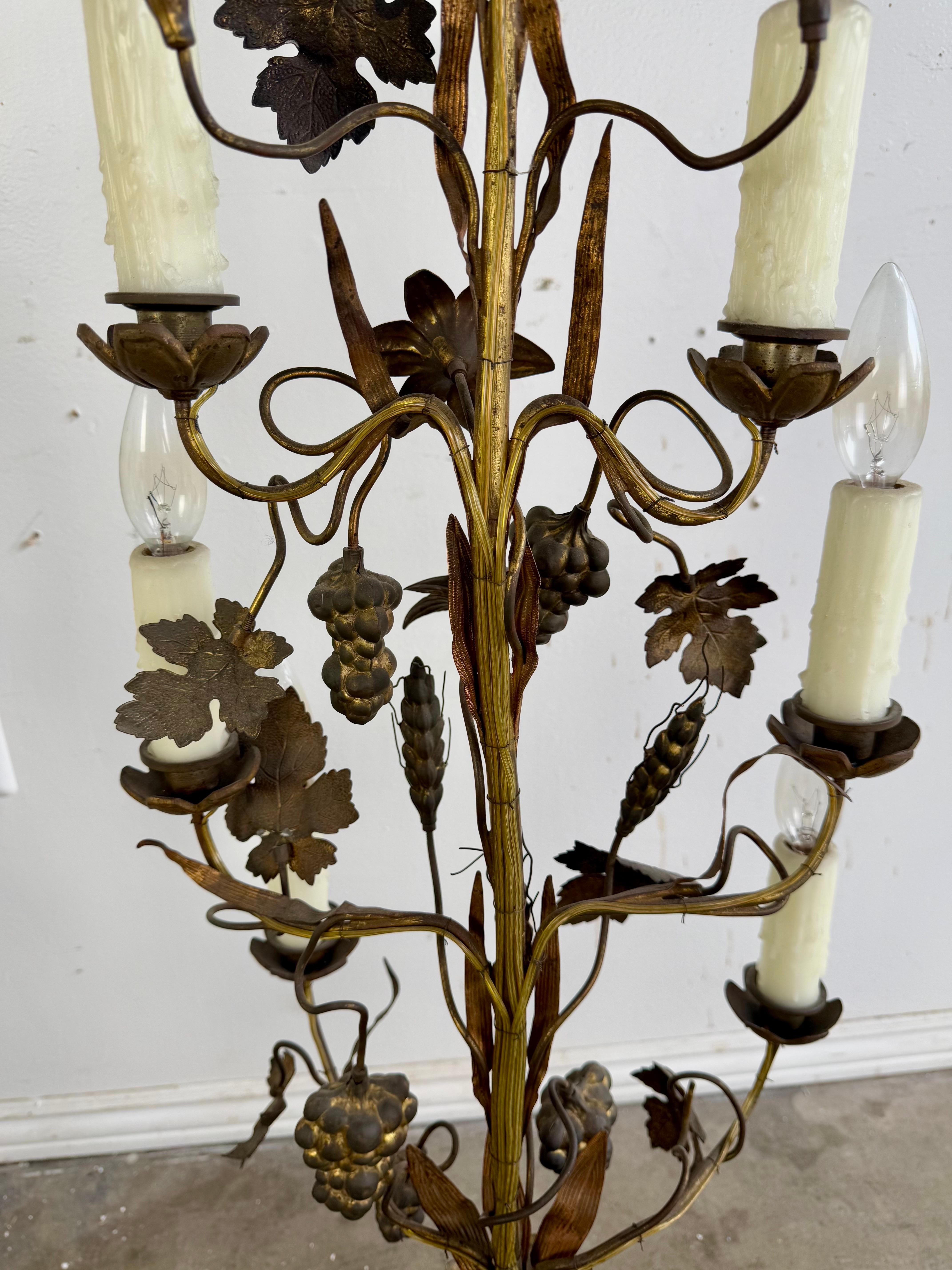 Pareja de candelabros italianos de latón del s. XIX Latón en venta