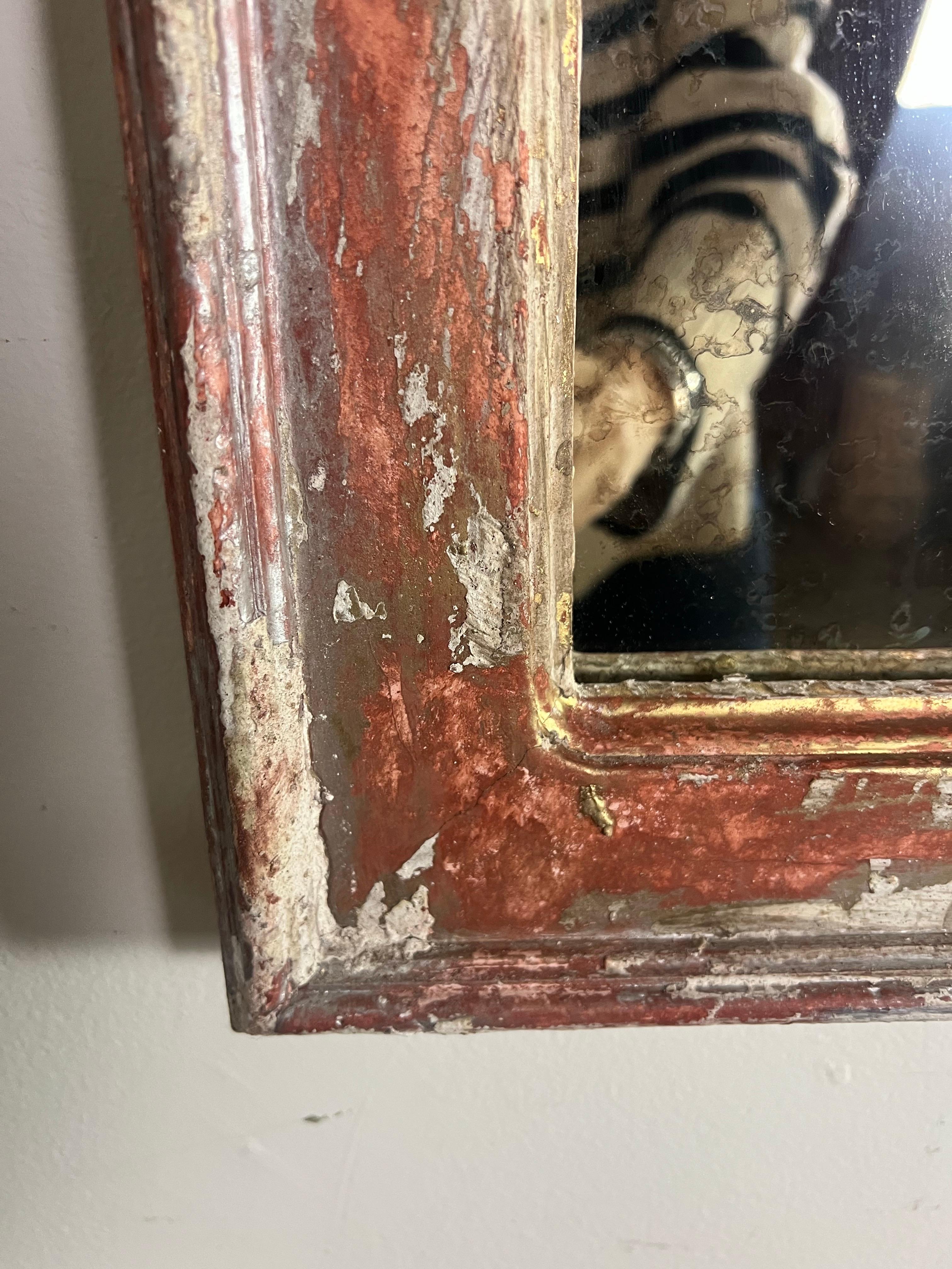 Pair of 19th C. Italian Painted & Gilt Mirrors 8