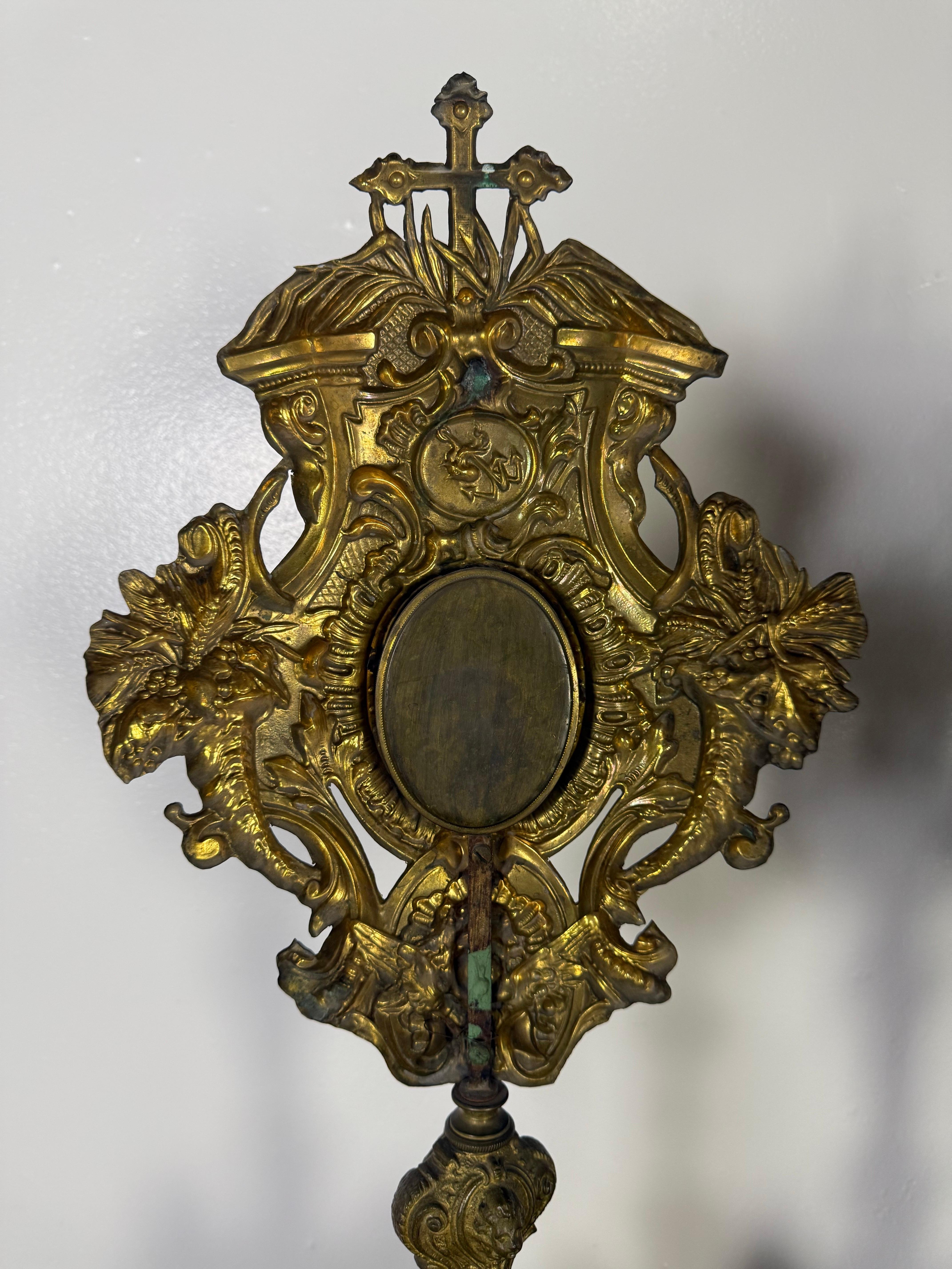 Pair of 19th C. Italian Reliquaries For Sale 6