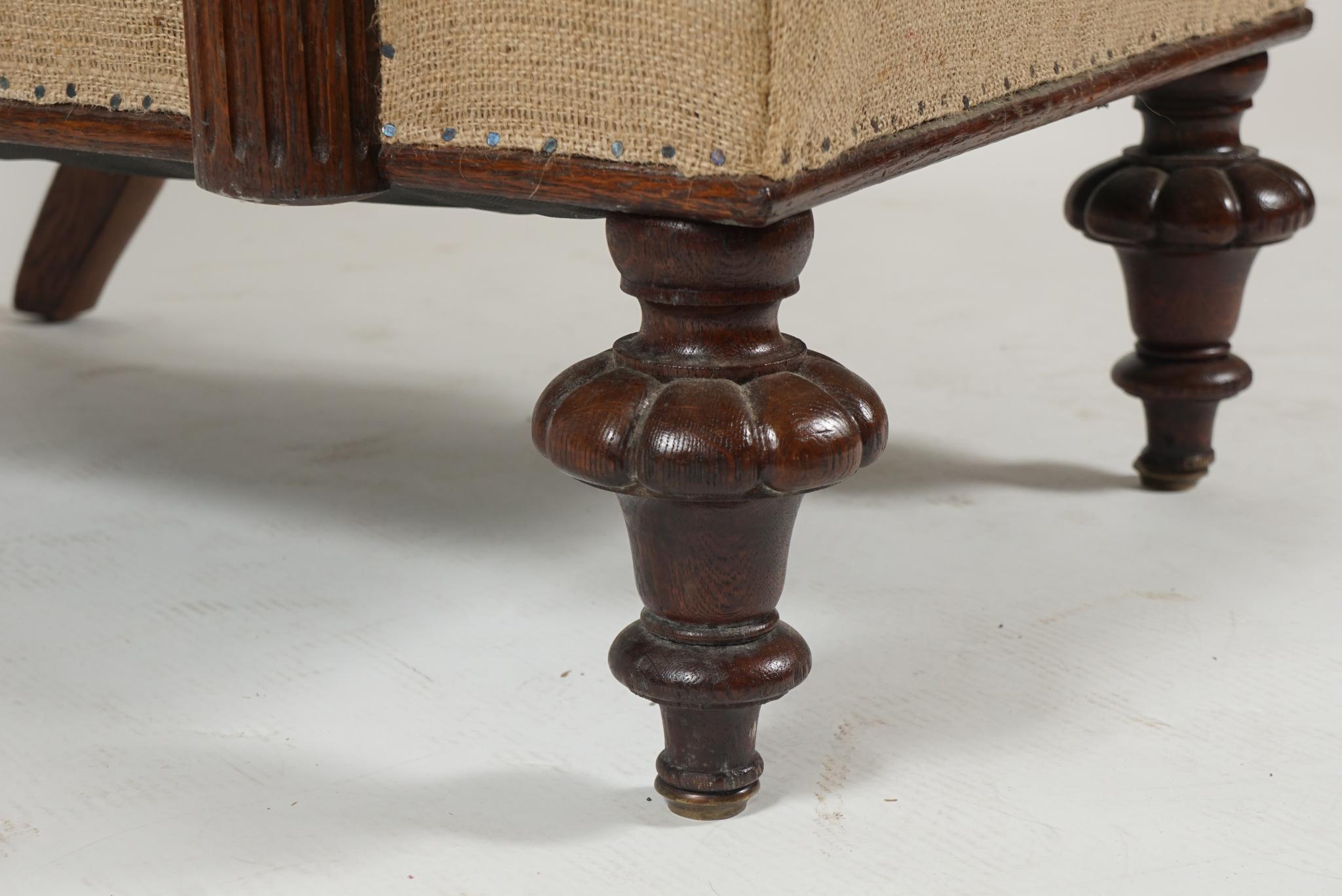 Pair of 19th Century Library Chairs with Lion's Head Carvings In Good Condition In Hudson, NY