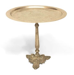 Pair of Egyptian Style Silver and Bronze Compotes