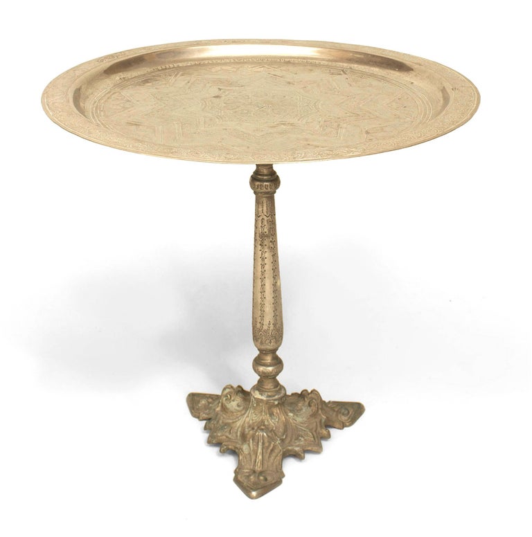 Pair of Egyptian Style Silver and Bronze Compotes For Sale at 1stDibs