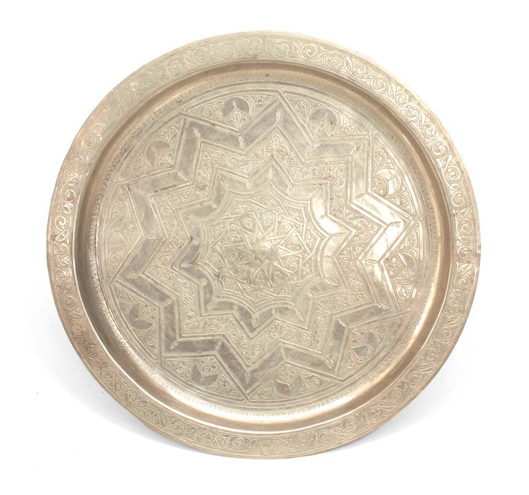 Pair of Egyptian Style Silver and Bronze Compotes For Sale at 1stDibs