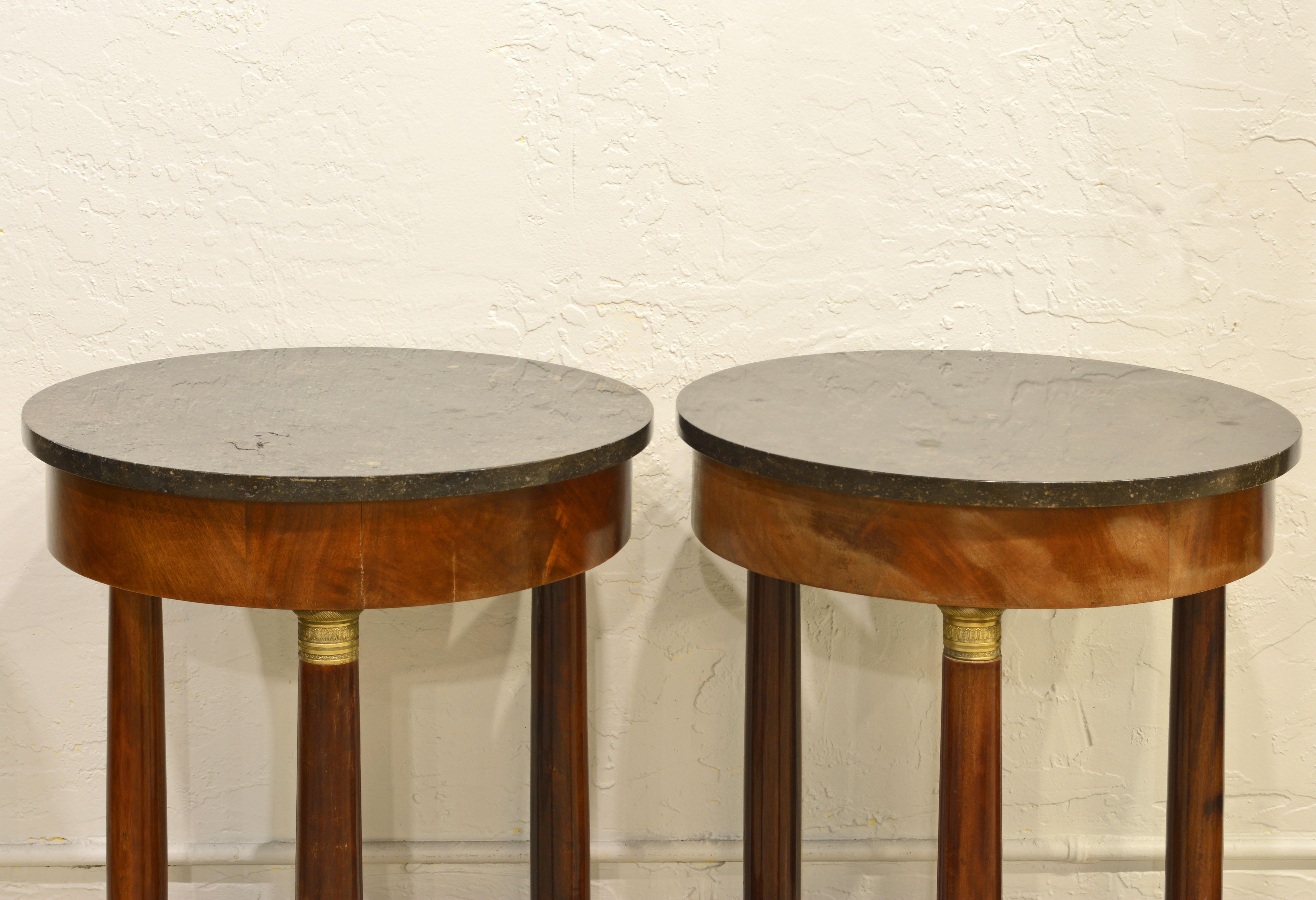 marble end tables