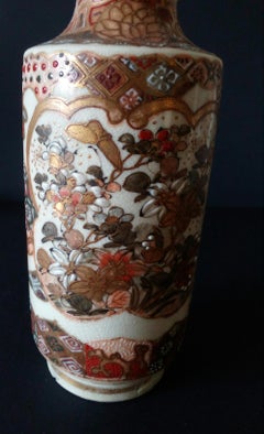 Pair of 19th Century Satsuma Vases