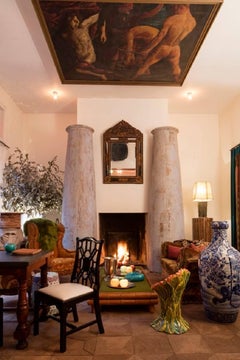 Pair of 19th Century American Colonial Wood Front Porch Columns