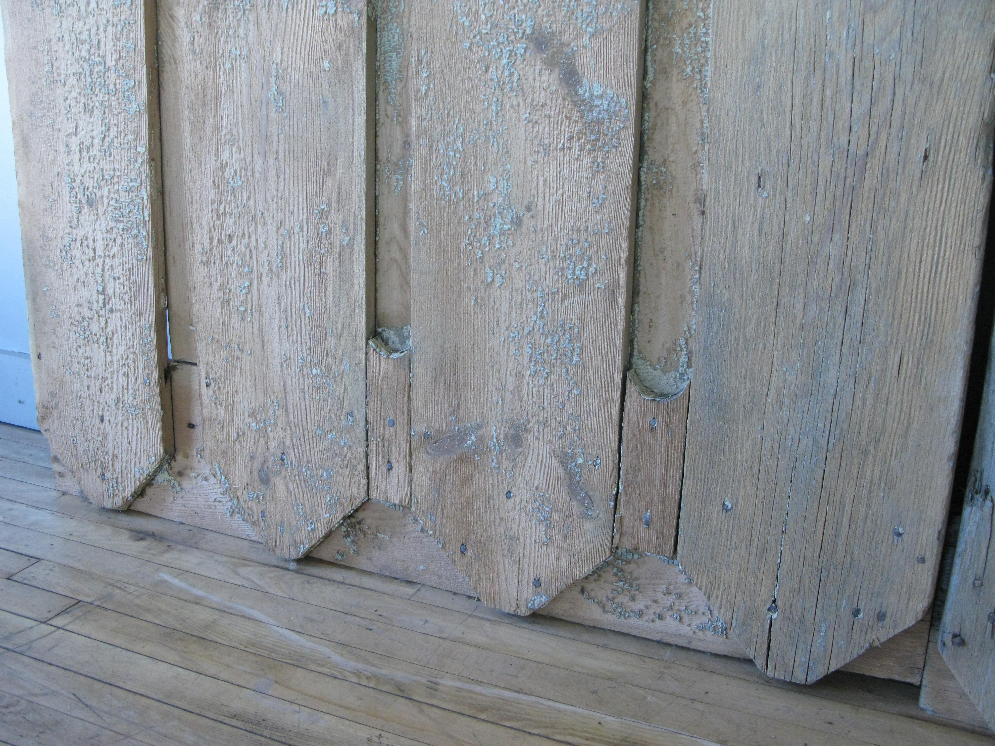 Pair of 19th Century American Gothic Barn Doors 1