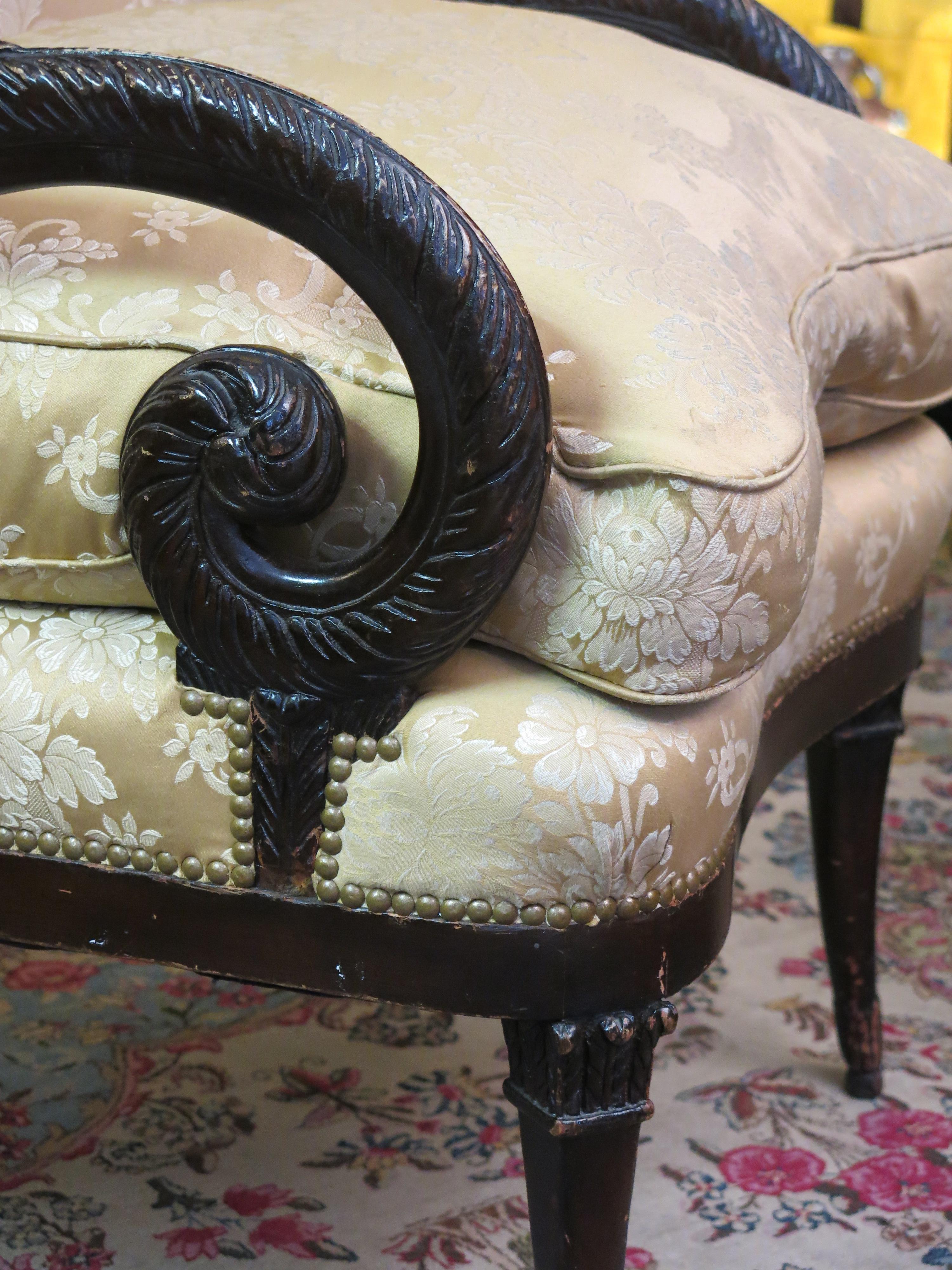 Pair of 19th Century American Mahogany Armchairs In Good Condition For Sale In CABA, AR