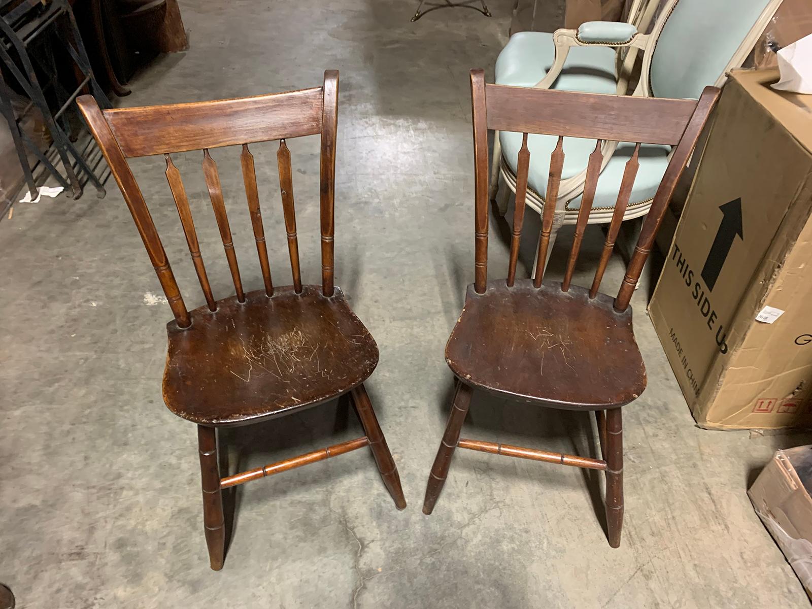 Pair of 19th Century American Side Chairs 14