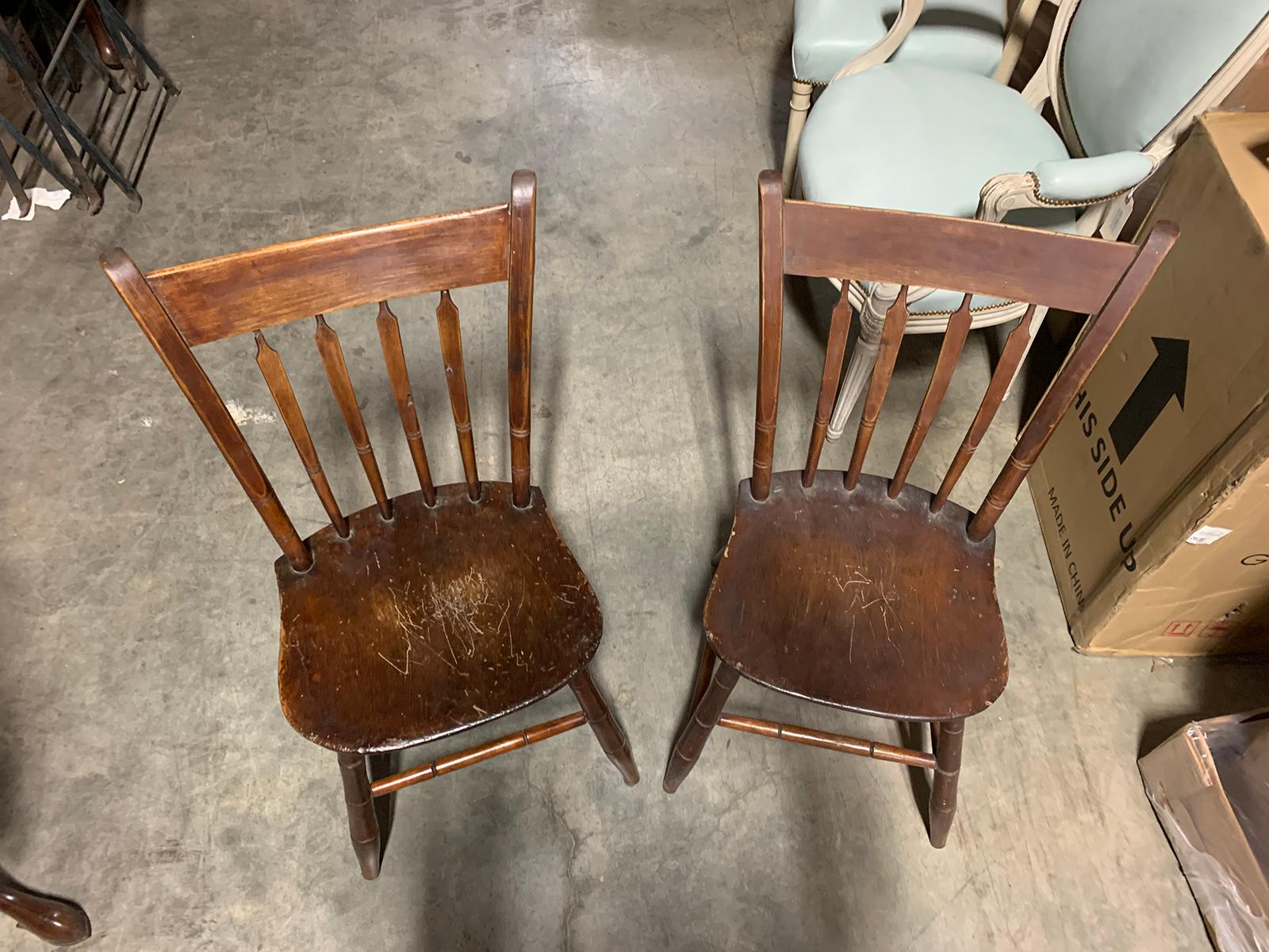 Pair of 19th Century American Side Chairs 5