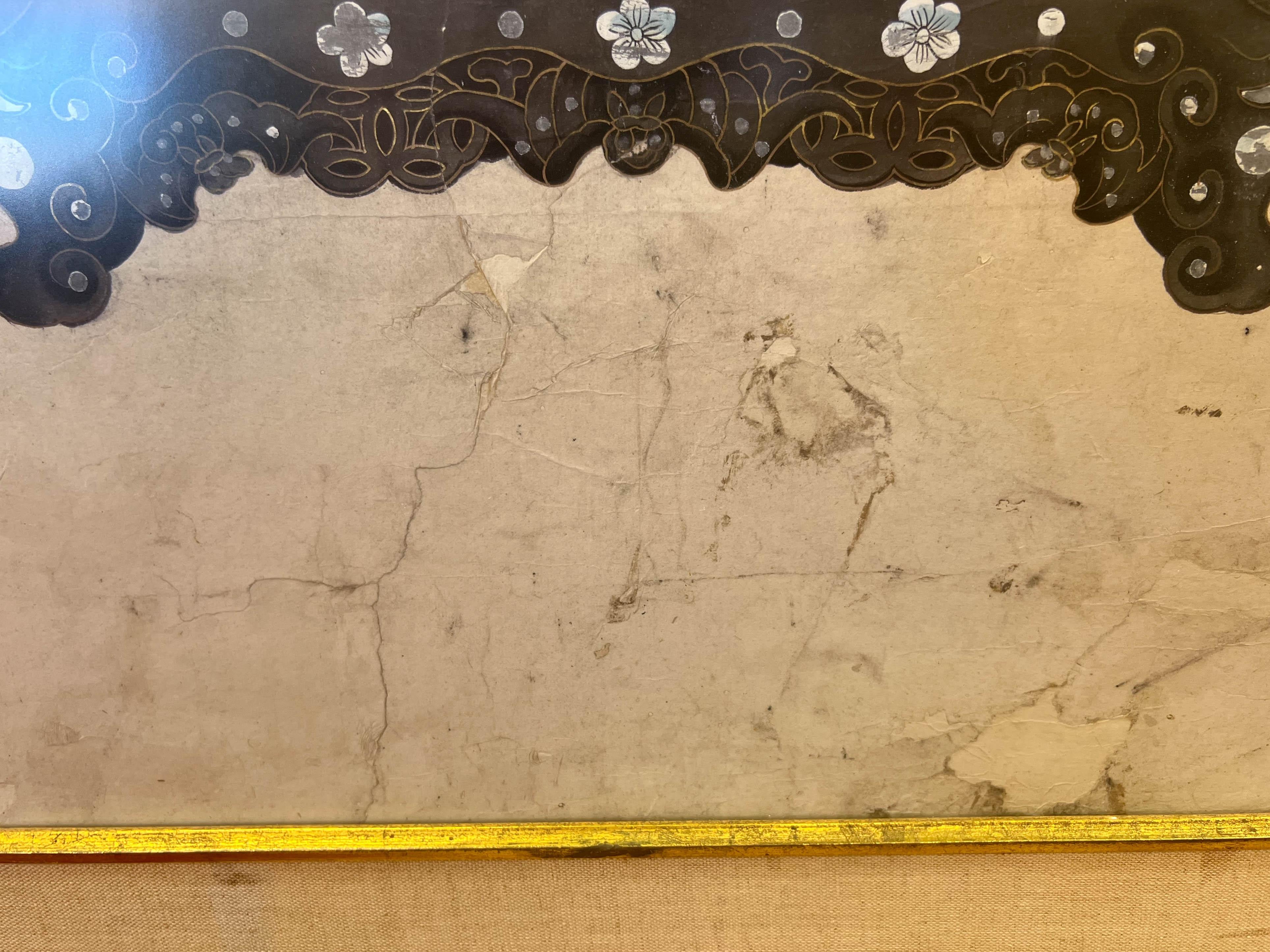 Paire de portraits d'ancêtres du roi et de la reine datant du 19e siècle en vente 4