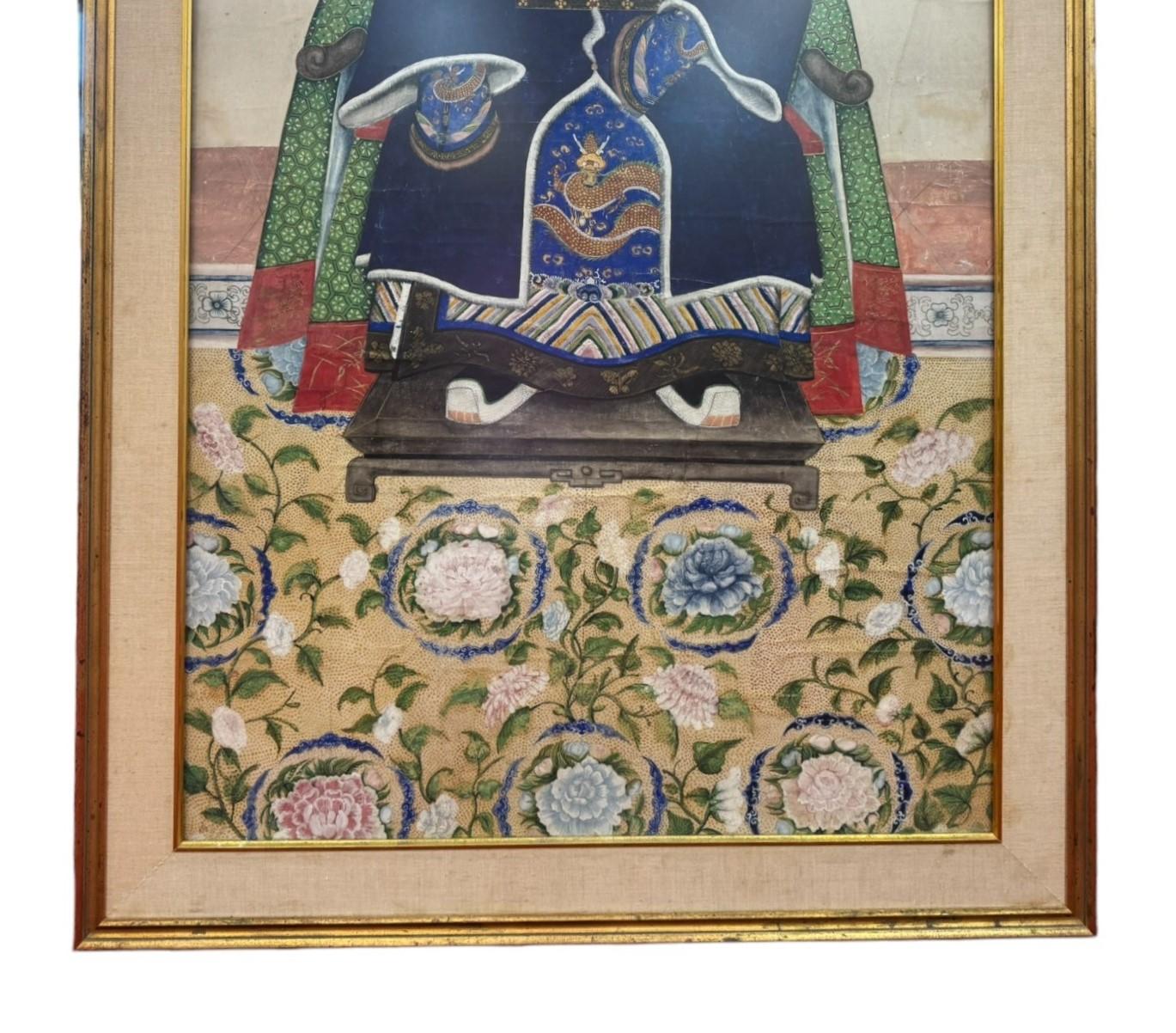 XIXe siècle Paire de portraits d'ancêtres du roi et de la reine datant du 19e siècle en vente