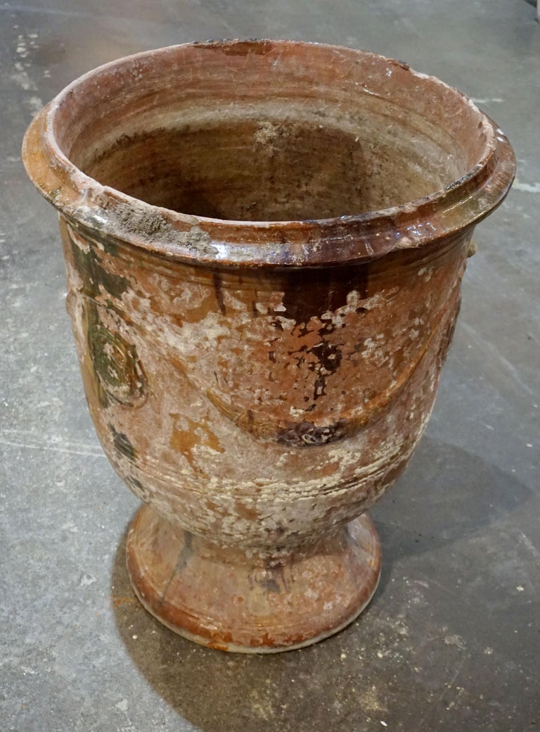 Pair of 19th Century Anduze Pots For Sale at 1stdibs