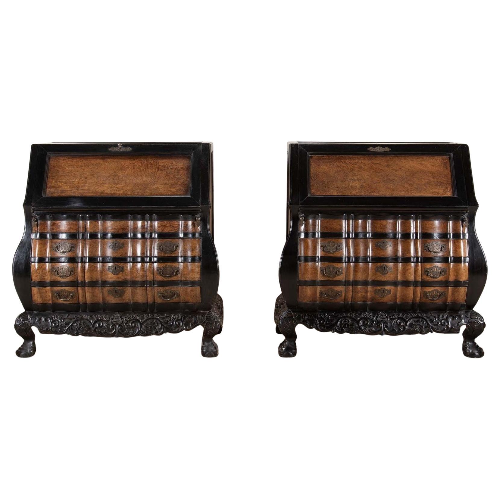 Paire de bureaux anglo-néerlandais du XIXe siècle en vente