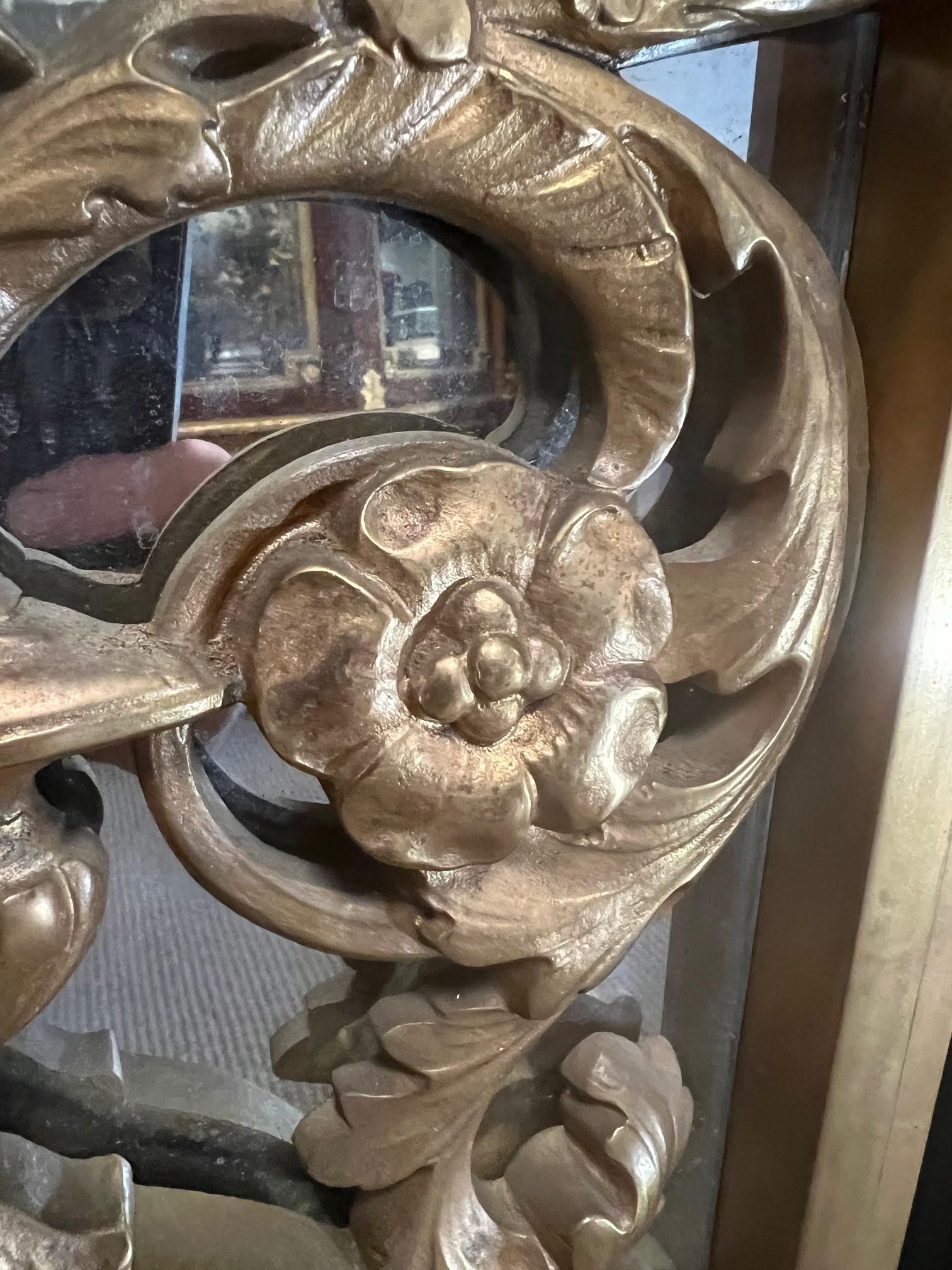 Pair of 19th Century Antique Bronze Panels, Head of Medusa  For Sale 12