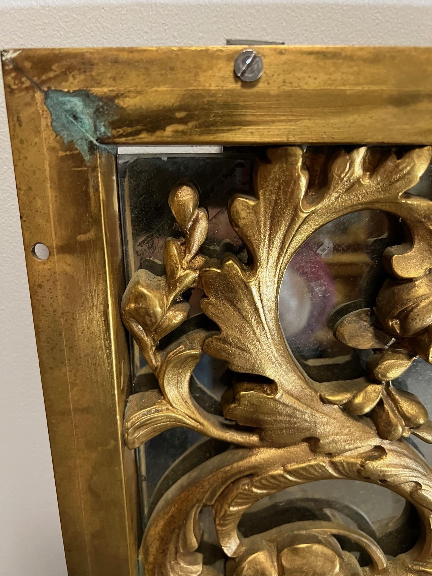 Pair of 19th Century Antique Bronze Panels, Head of Medusa  For Sale 13