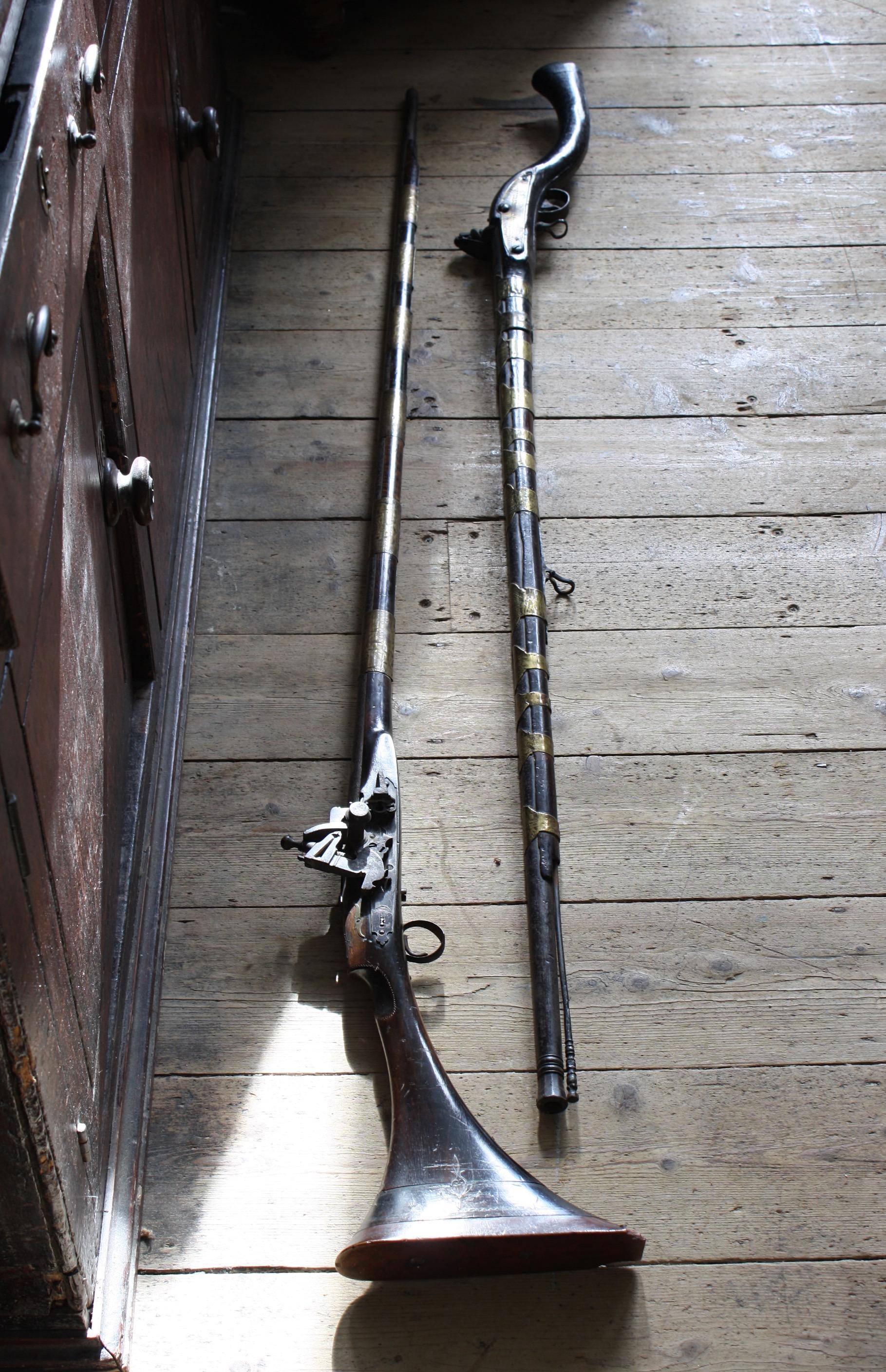 Pair of 19th Century Arabic Muskets Guns 9