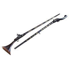Antique Pair of 19th Century Arabic Muskets Guns