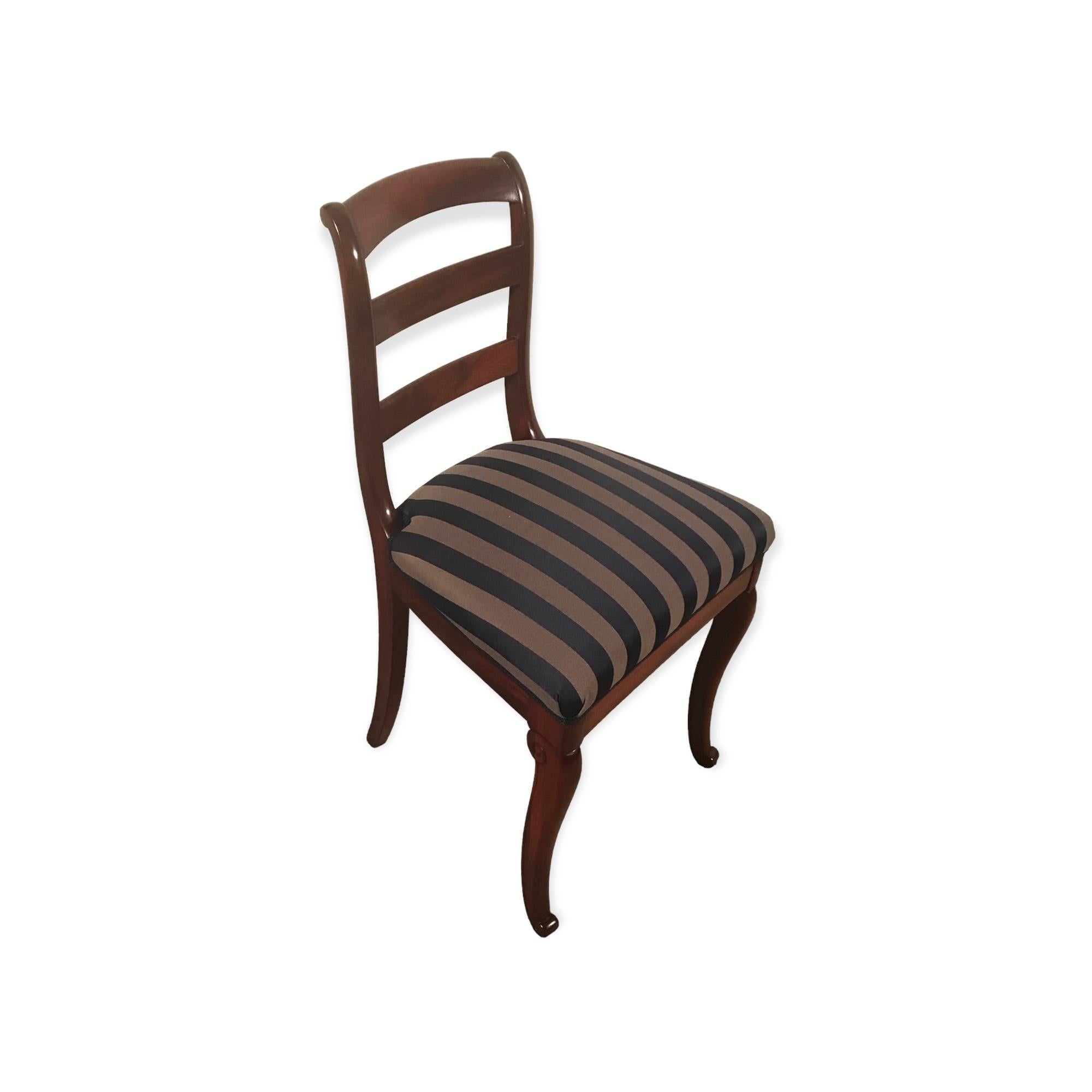 Paar Sessel aus dem 19. Jahrhundert, Mahagoni im Zustand „Gut“ im Angebot in Leimen, DE